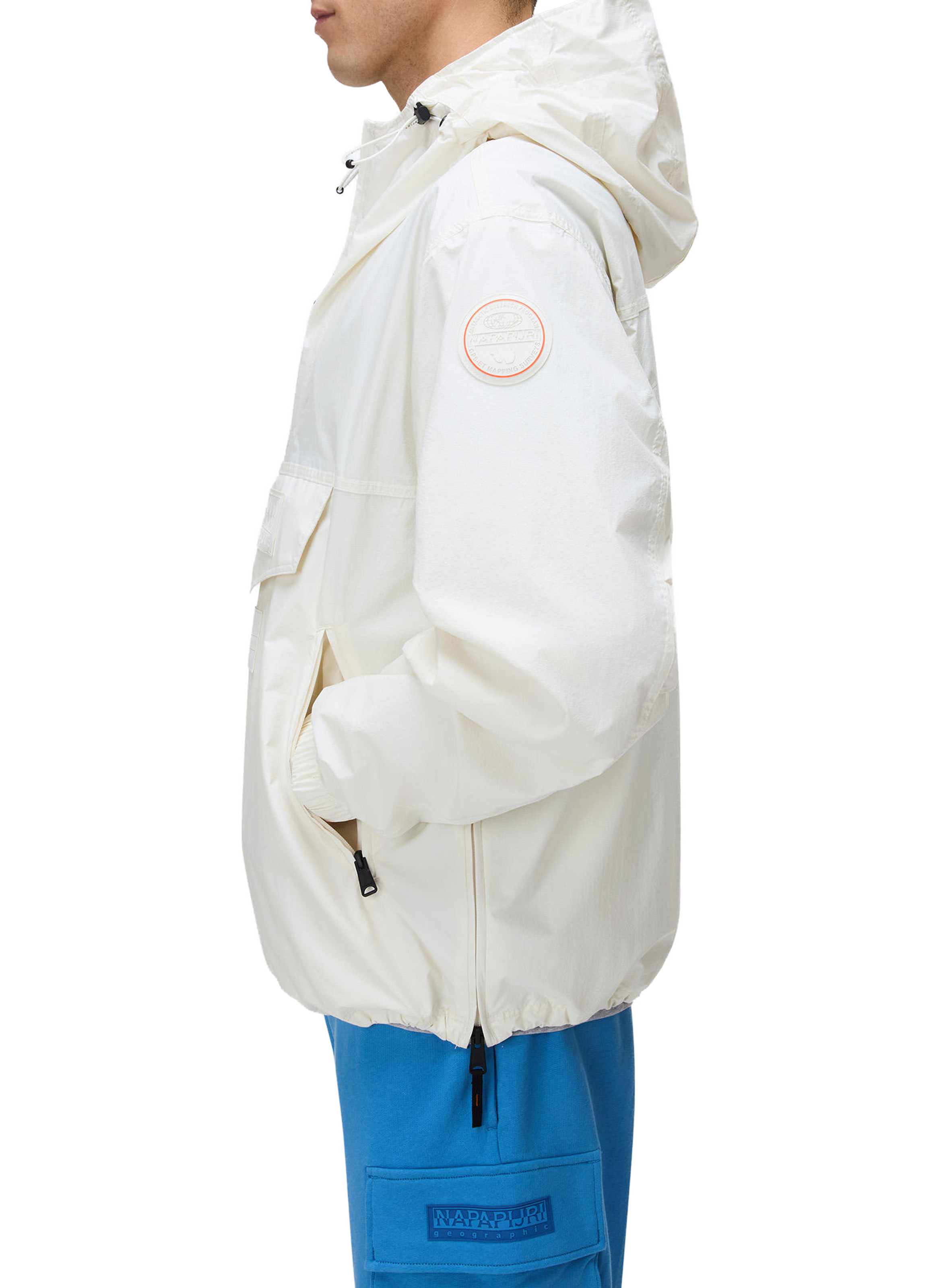 Veste anorak Rainforest à capuche NAPAPIJRI Blanc