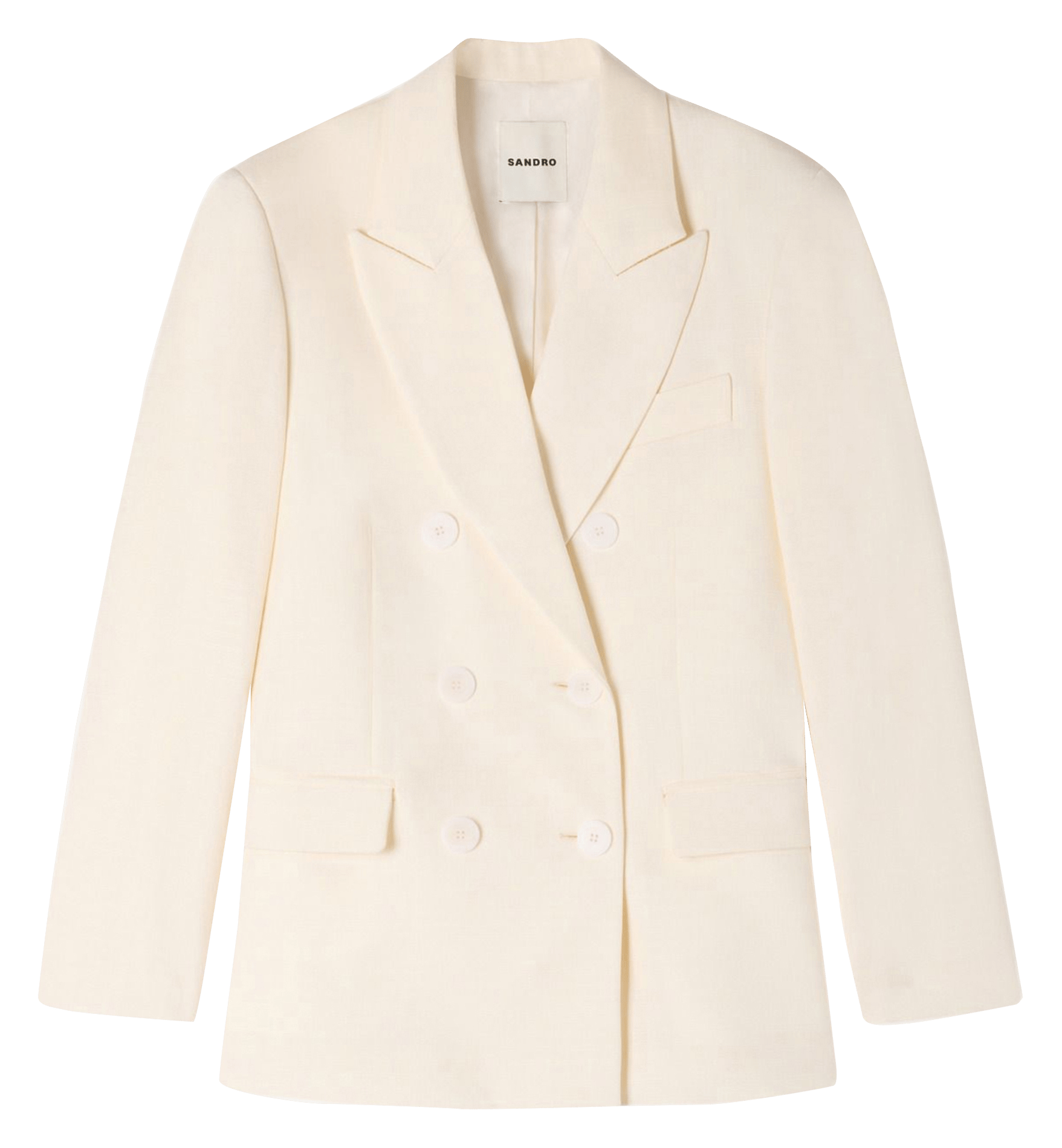 Veste de tailleur ajustée SANDRO Beige