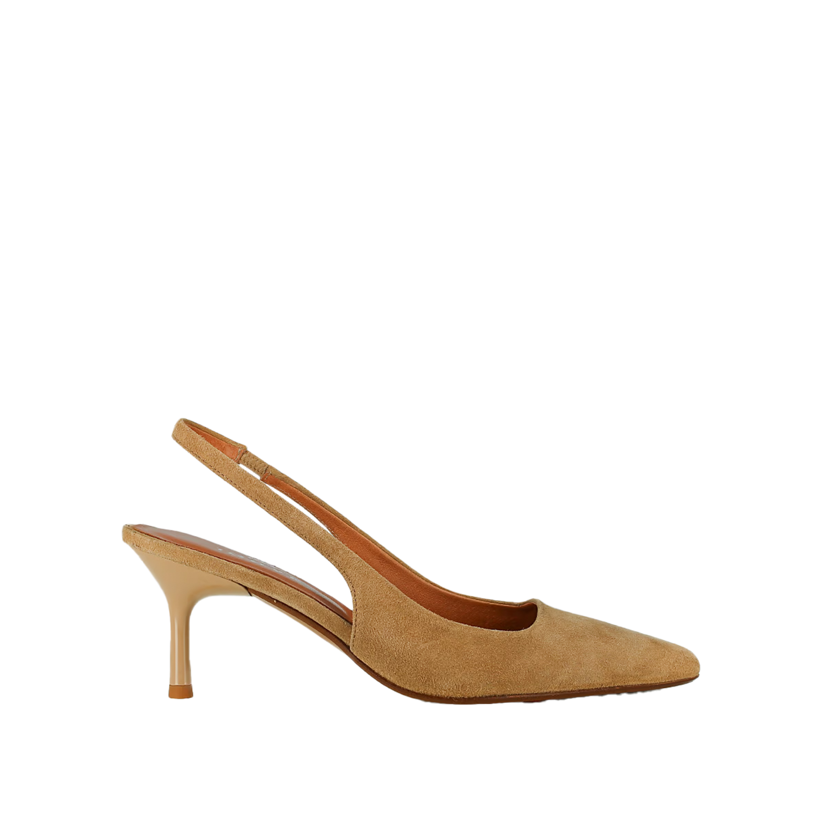 Escarpins en cuir velours diamantine JONAK Marron