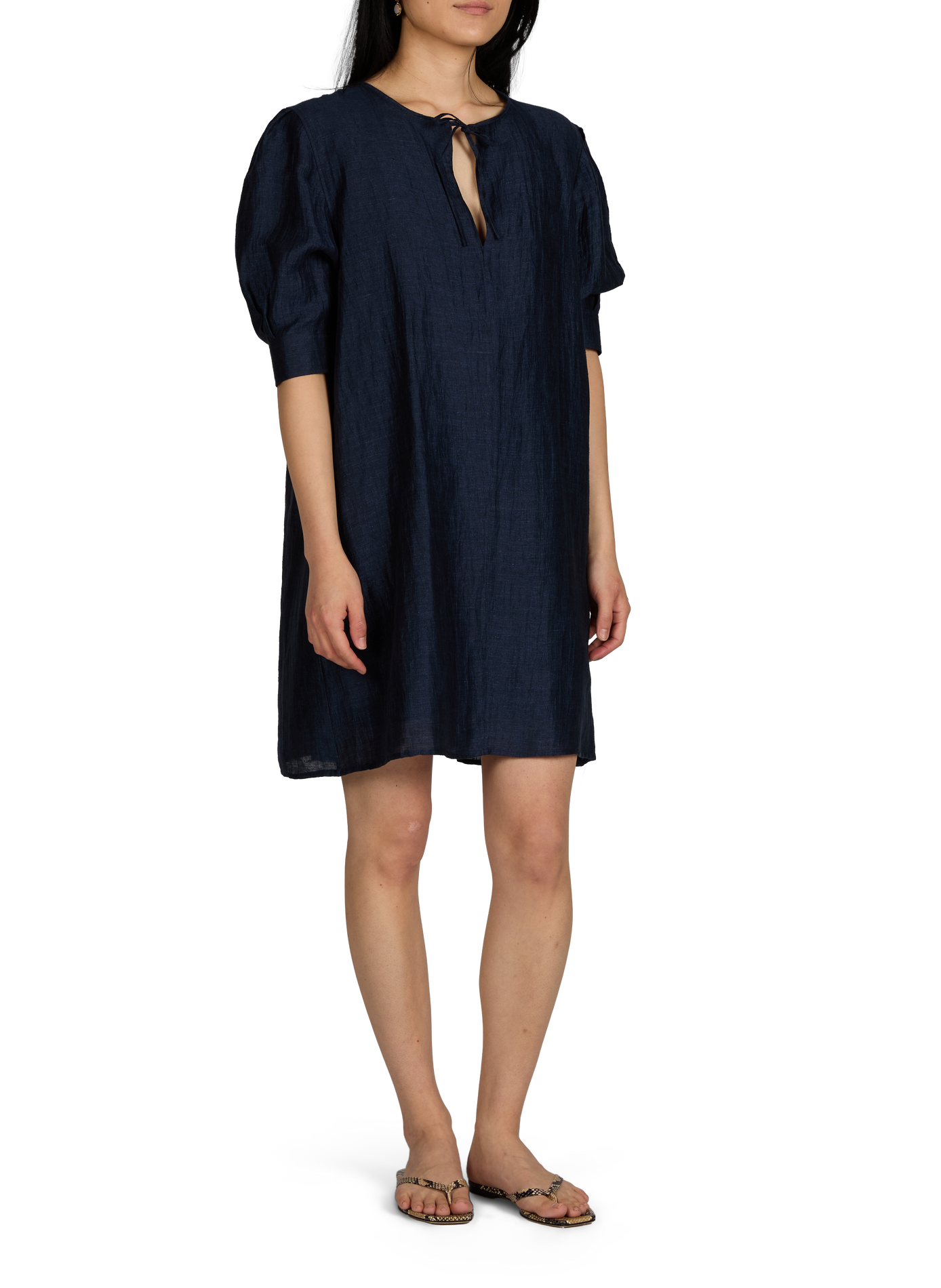 Gigi oversized linen blend dress OFFICINE GENERALE No Color