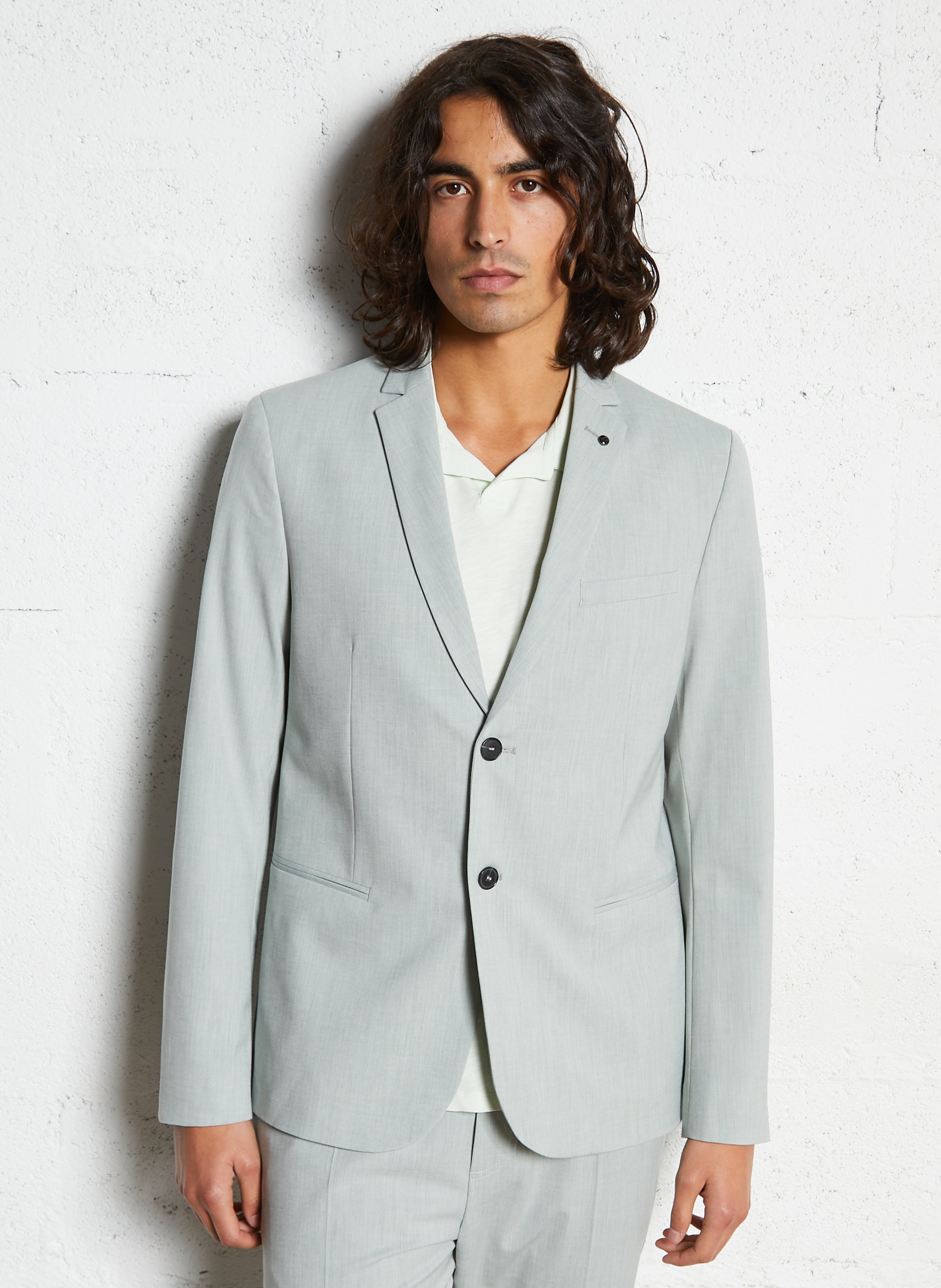 Veste tailleur droite IKKS Vert
