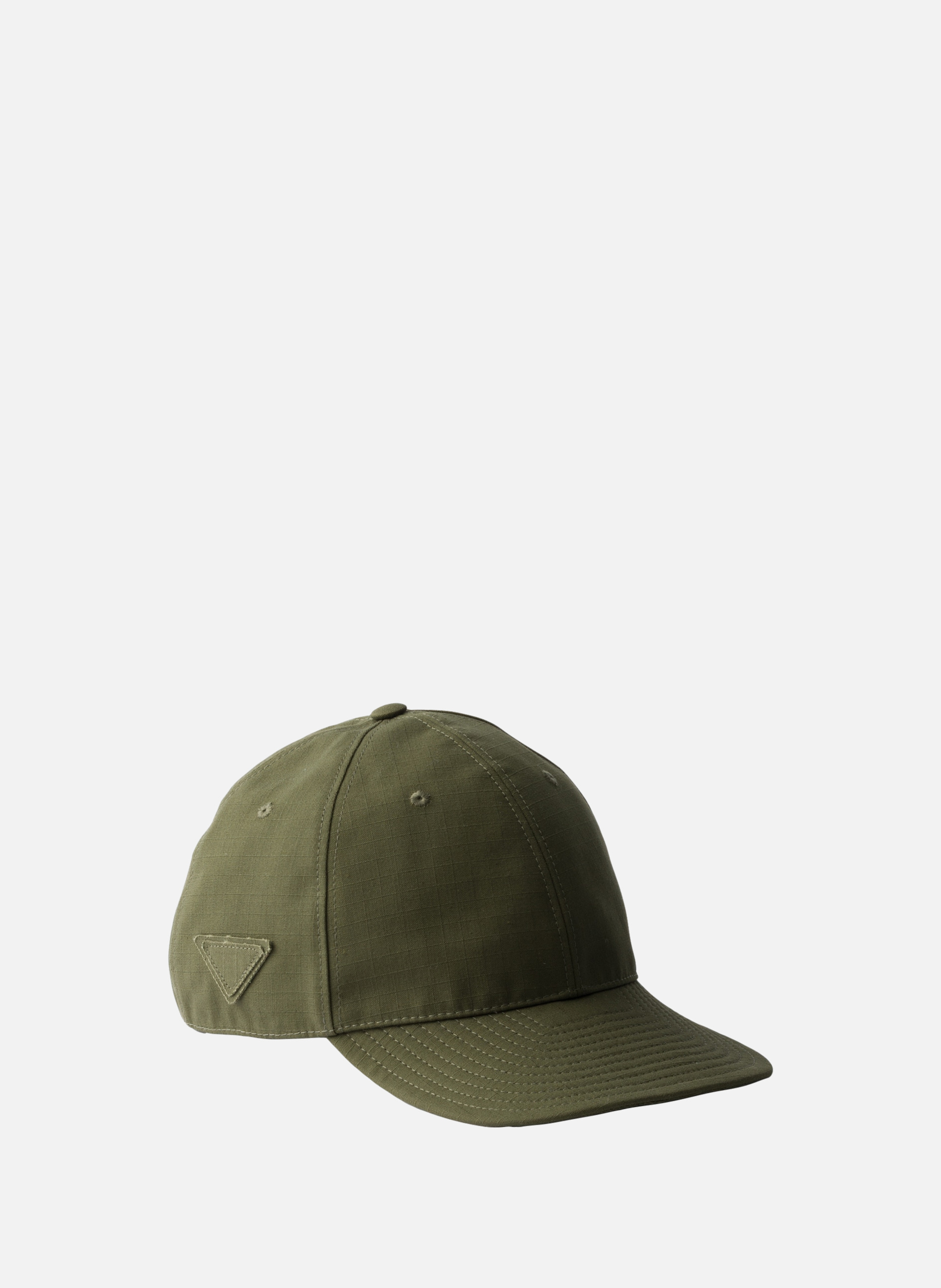 Casquette de baseball en tissu technique PRADA Vert