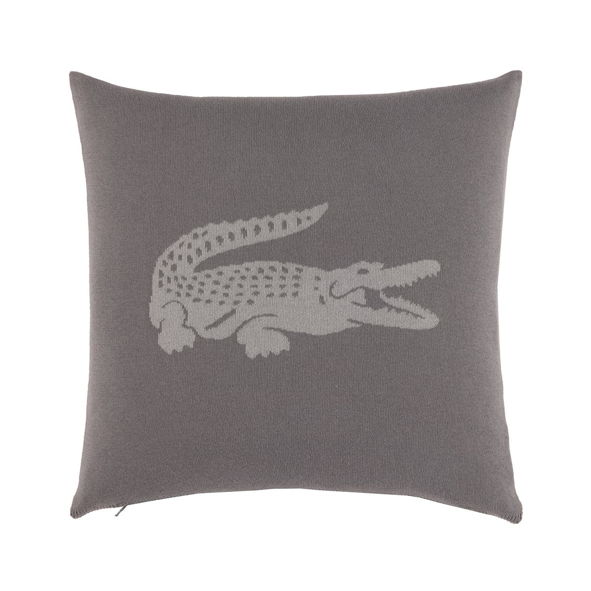 Housse de coussin en coton, l reflet LACOSTE HOME Gris