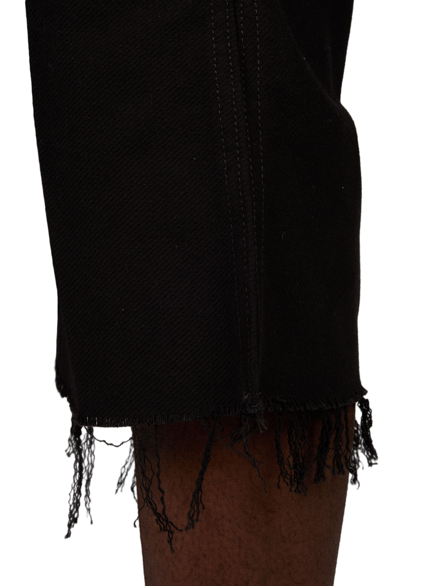 Capri cargo Bolan in cotton denim RICK OWENS Black