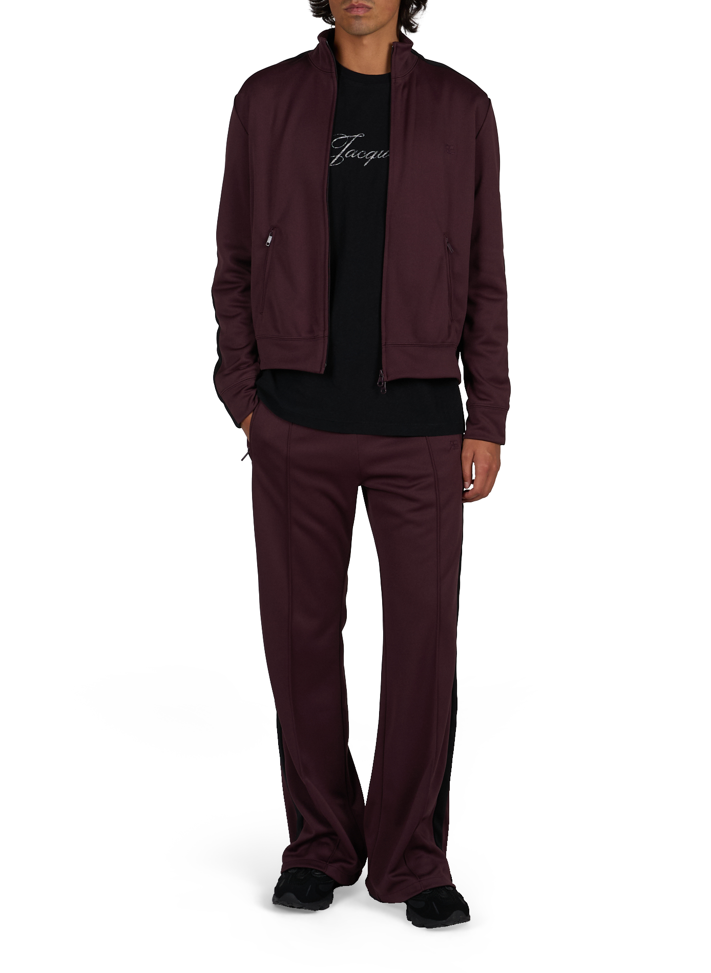 Sweatpants with contrasting stripes COURRÈGES Red