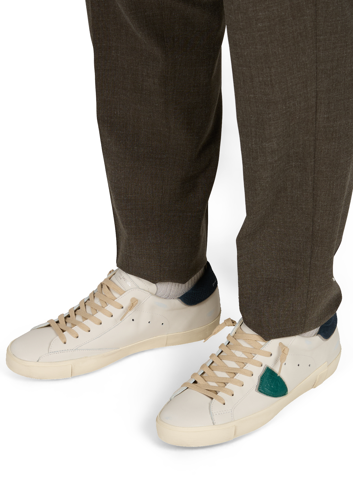 Lederturnschuhe PHILIPPE MODEL Weiss