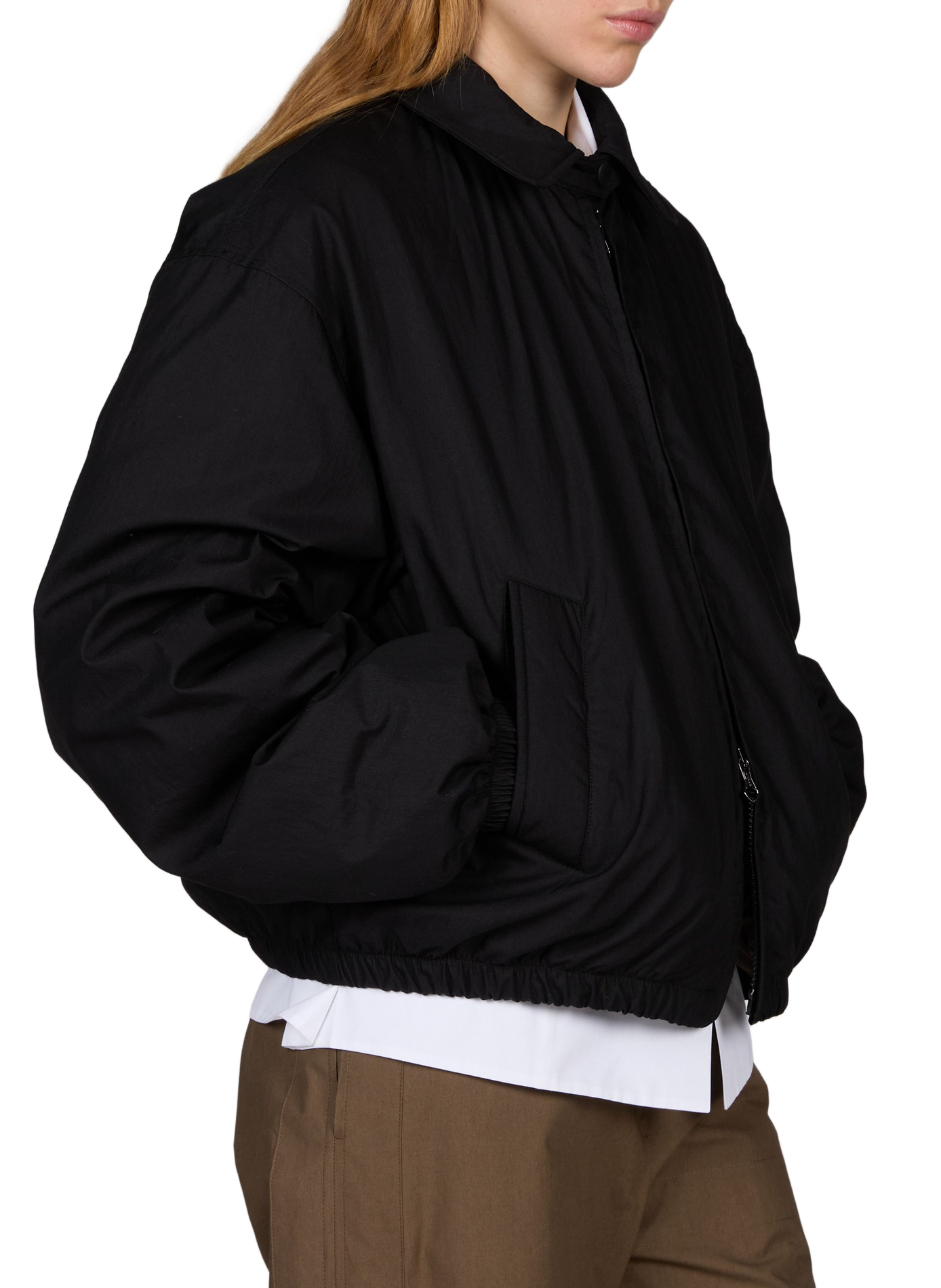 Veste ample à col classique en coton mélangé OUR LEGACY Noir