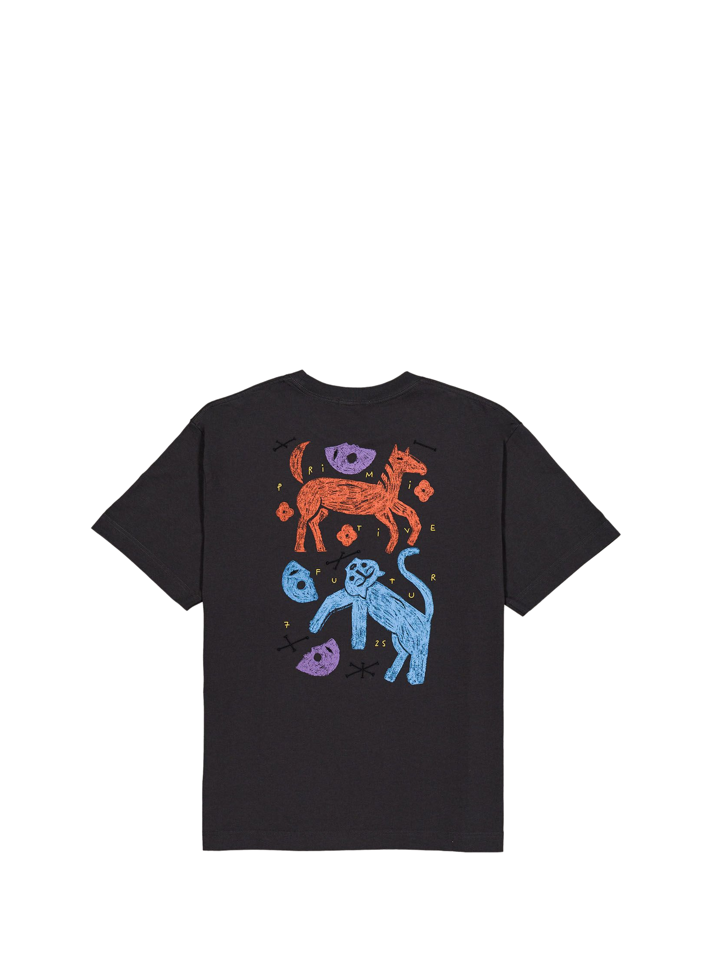 Oversized cotton T-shirt OLOW Black