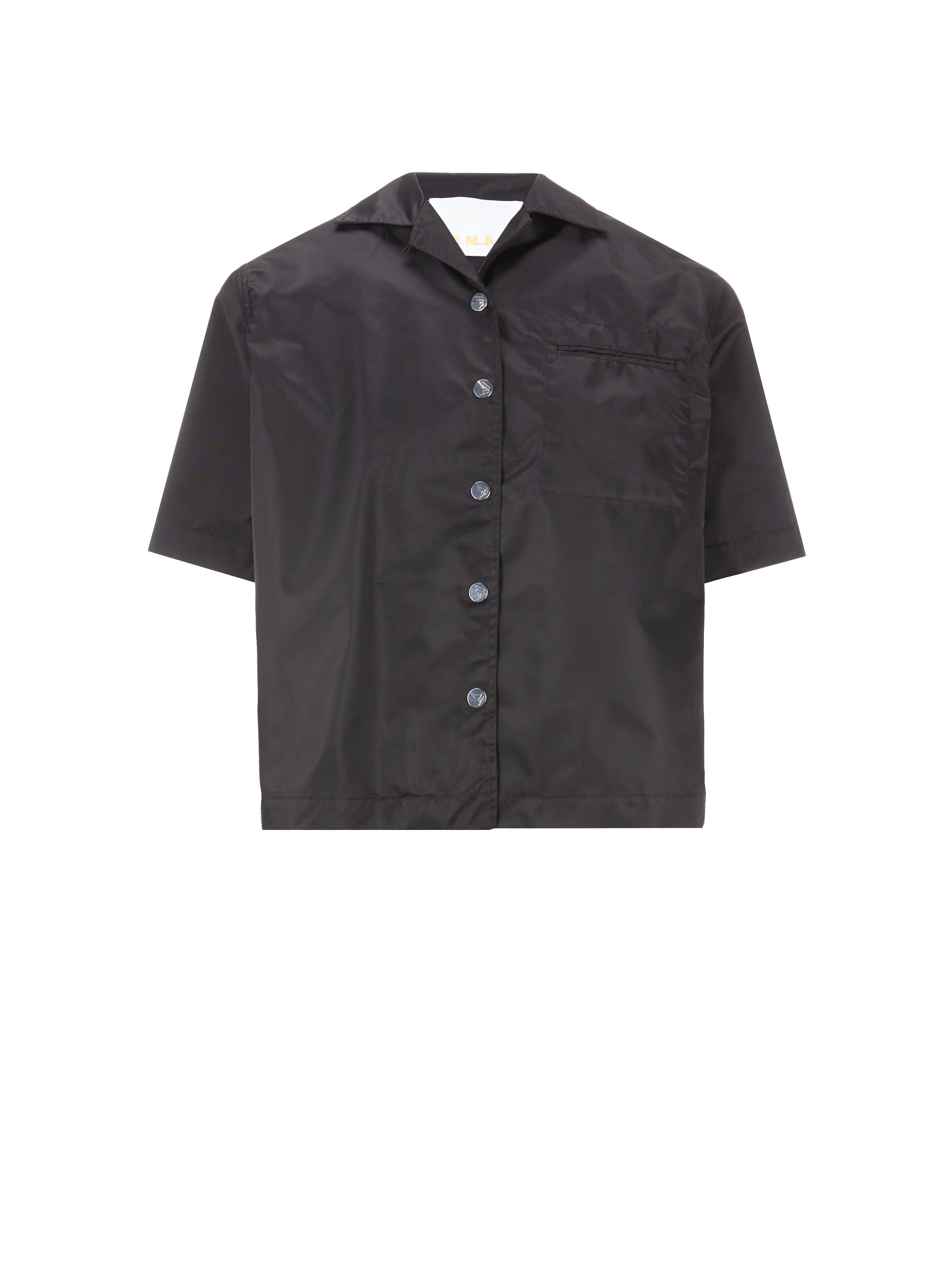 REMAIN Chemise bowling Storm en nylon recyclé Noir