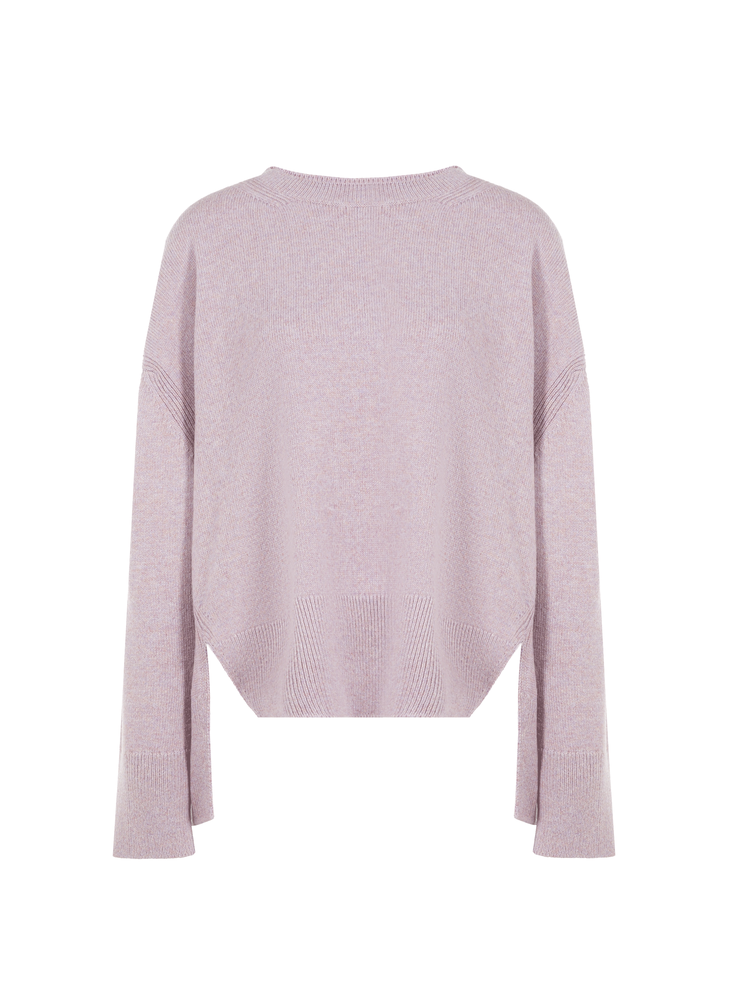 BARRIE Loose-fit cashmere jumper Purple