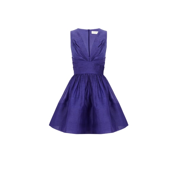 Robe Tama en lin et soie