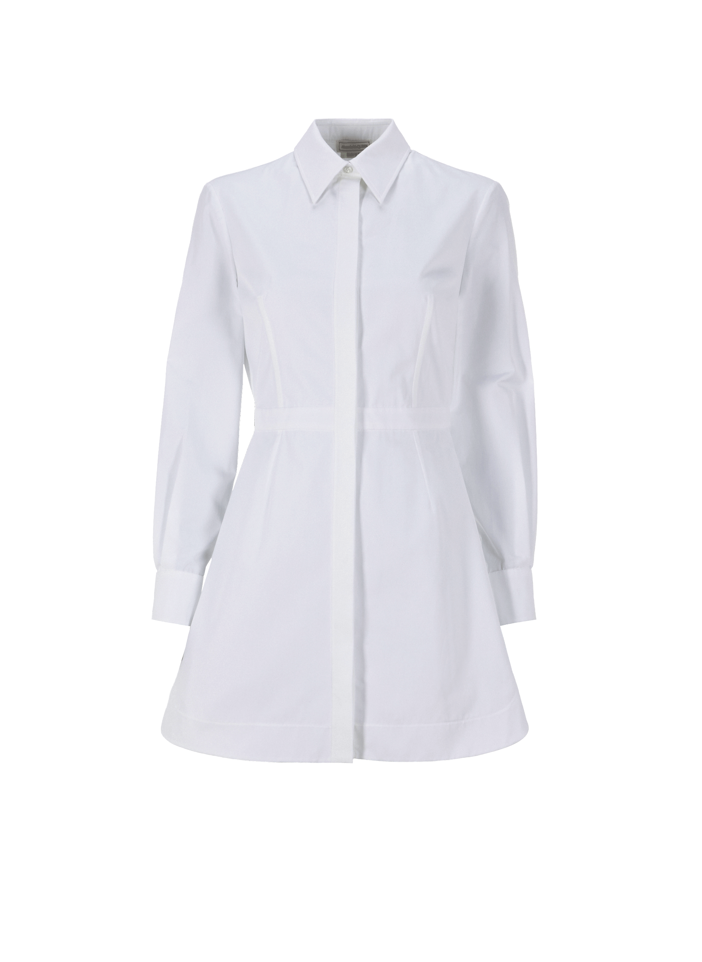 Robe courte en popeline