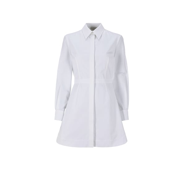 Robe courte en popeline