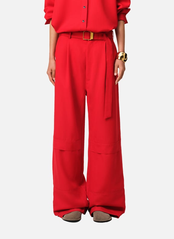 Pantalon cargo Rouge by AMI PARIS AMI PARIS Pantalon cargo Rouge