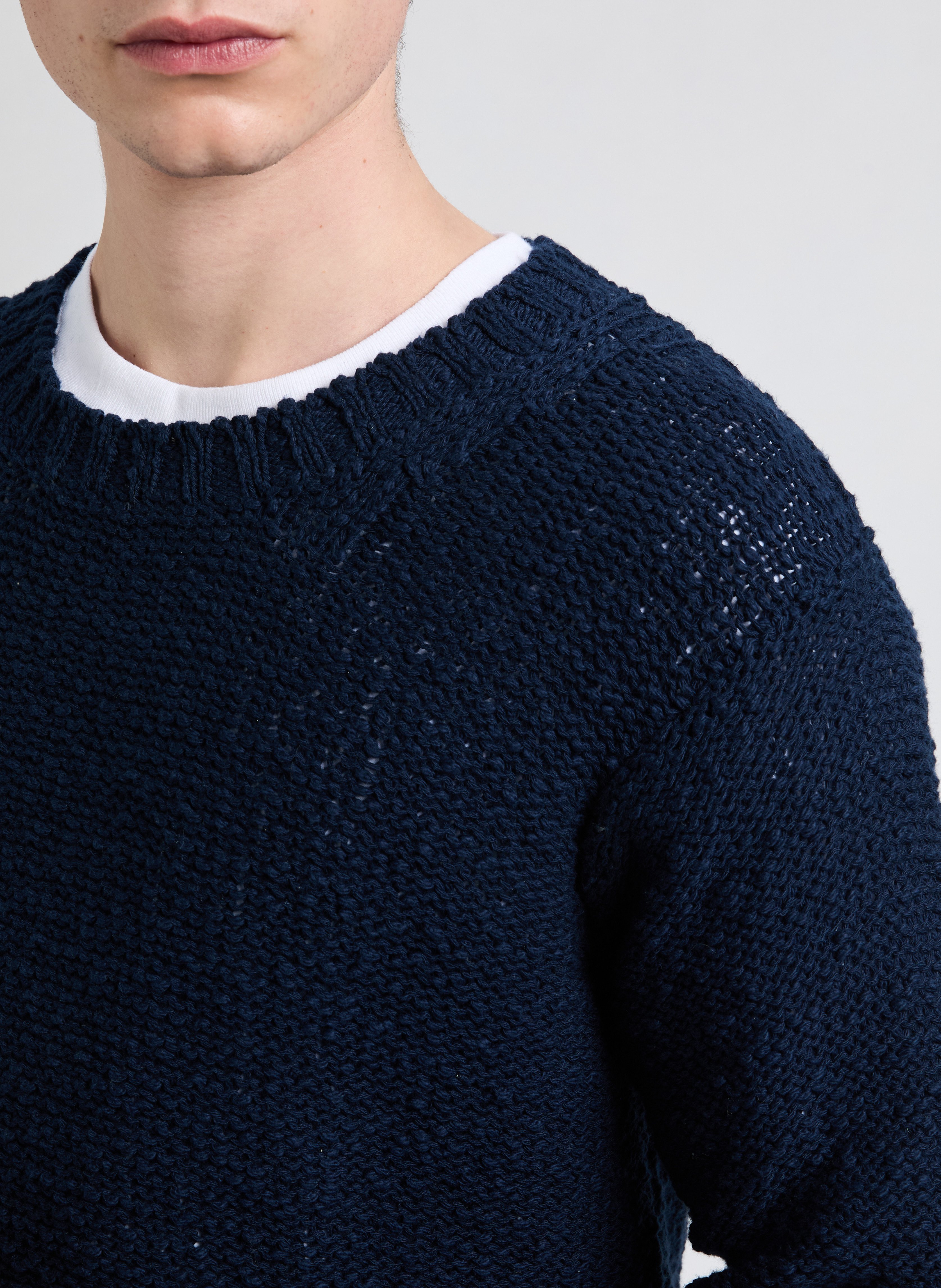 Cotton Fazy Sweater SAISON 1865 Blue