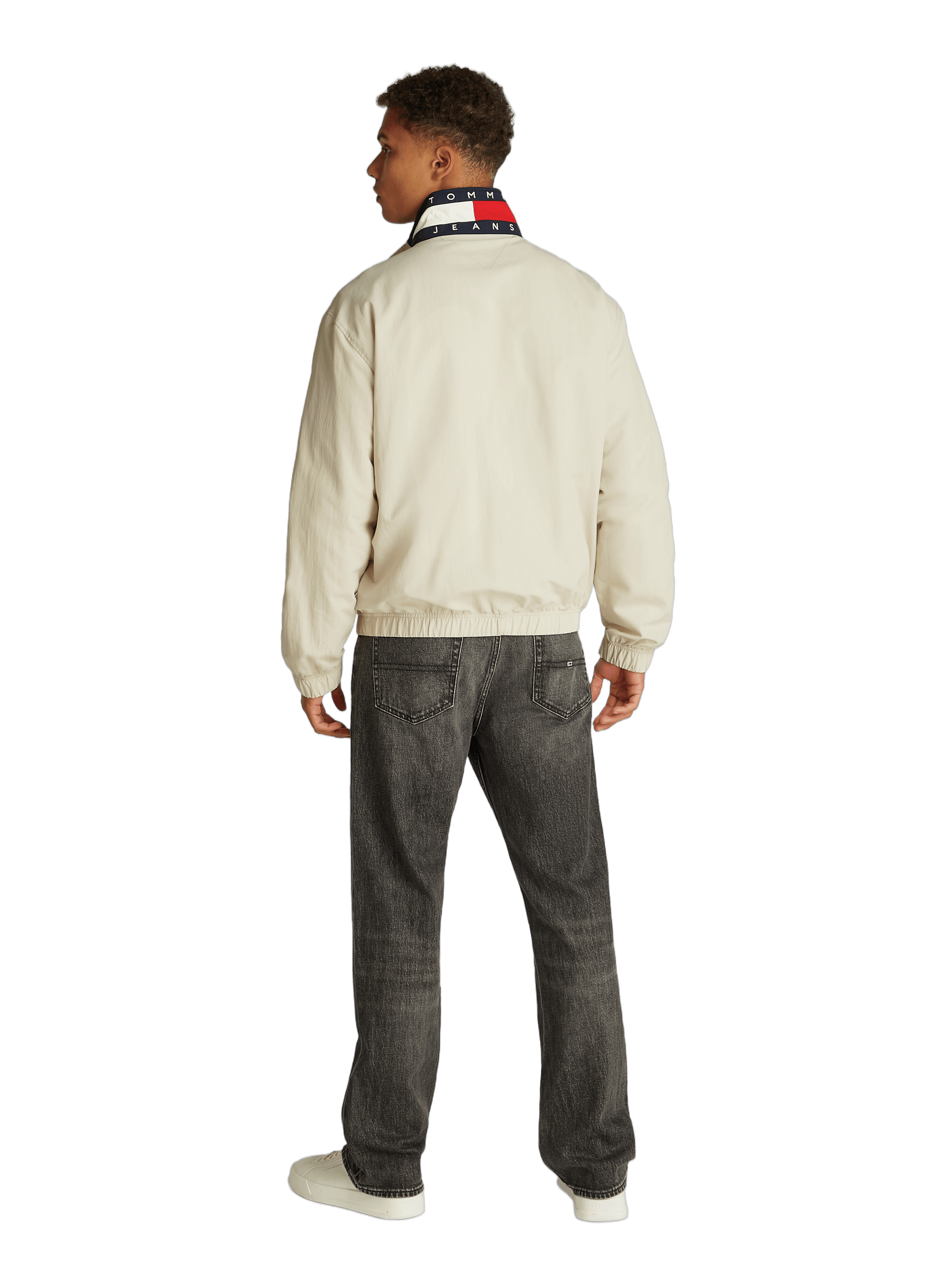 Veste à col colour-block emblématique TOMMY HILFIGER Beige