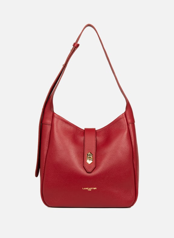 Sac seau - top double Rouge by LANCASTER LANCASTER Sac seau - top double Rouge