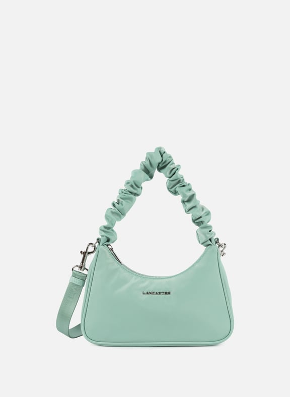 Petit sac besace - basic chouchou Vert by LANCASTER LANCASTER Petit sac besace - basic chouchou Vert