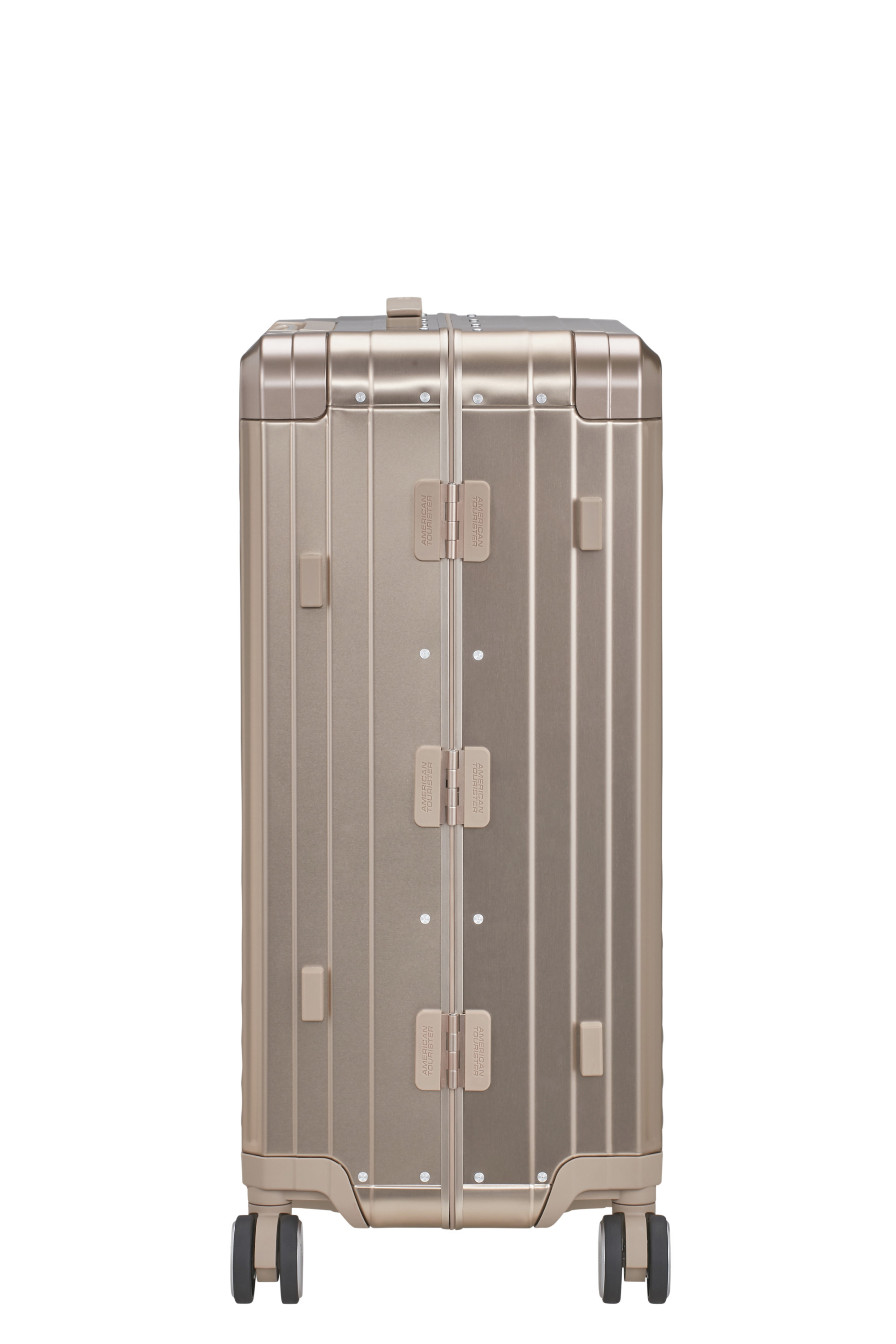 Soundbox alu valise 4 roues taille m AMERICAN TOURISTER Doré