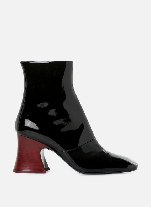 Janis leather heel ankle boots Black by CHLOÉ CHLOÉ Janis leather heel ankle boots Black