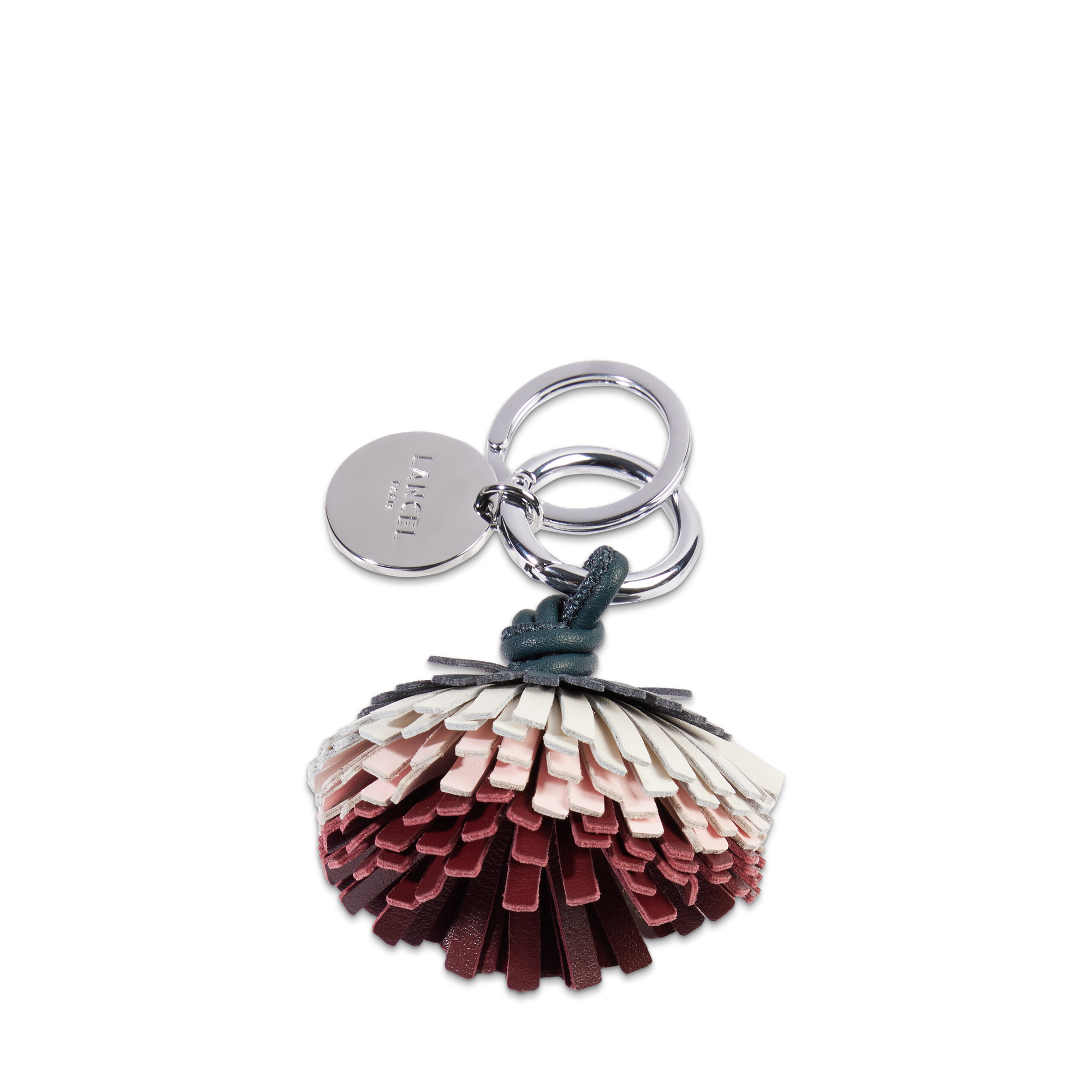 Porte-clés pivoine tutti fleuri de lancel en cuir LANCEL Violet