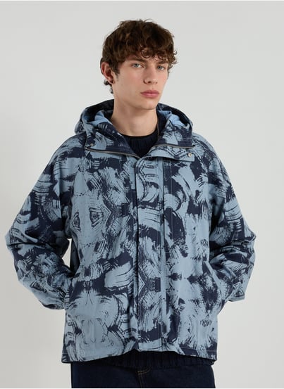 Oversized printed cotton jacket ARTE ANTWERP Oversized printed cotton jacket ARTE ANTWERP