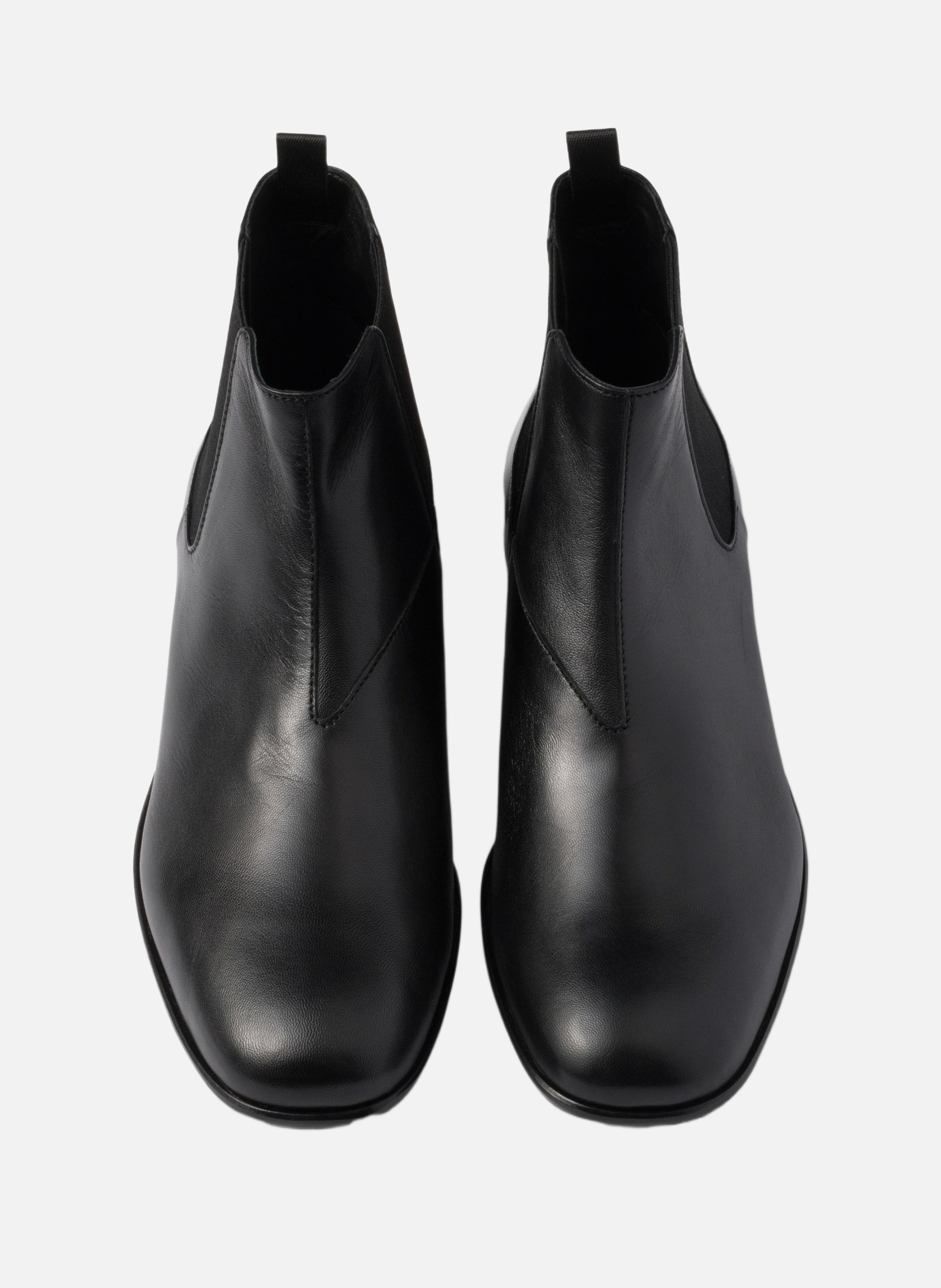 Bottines en cuir PRADA Noir