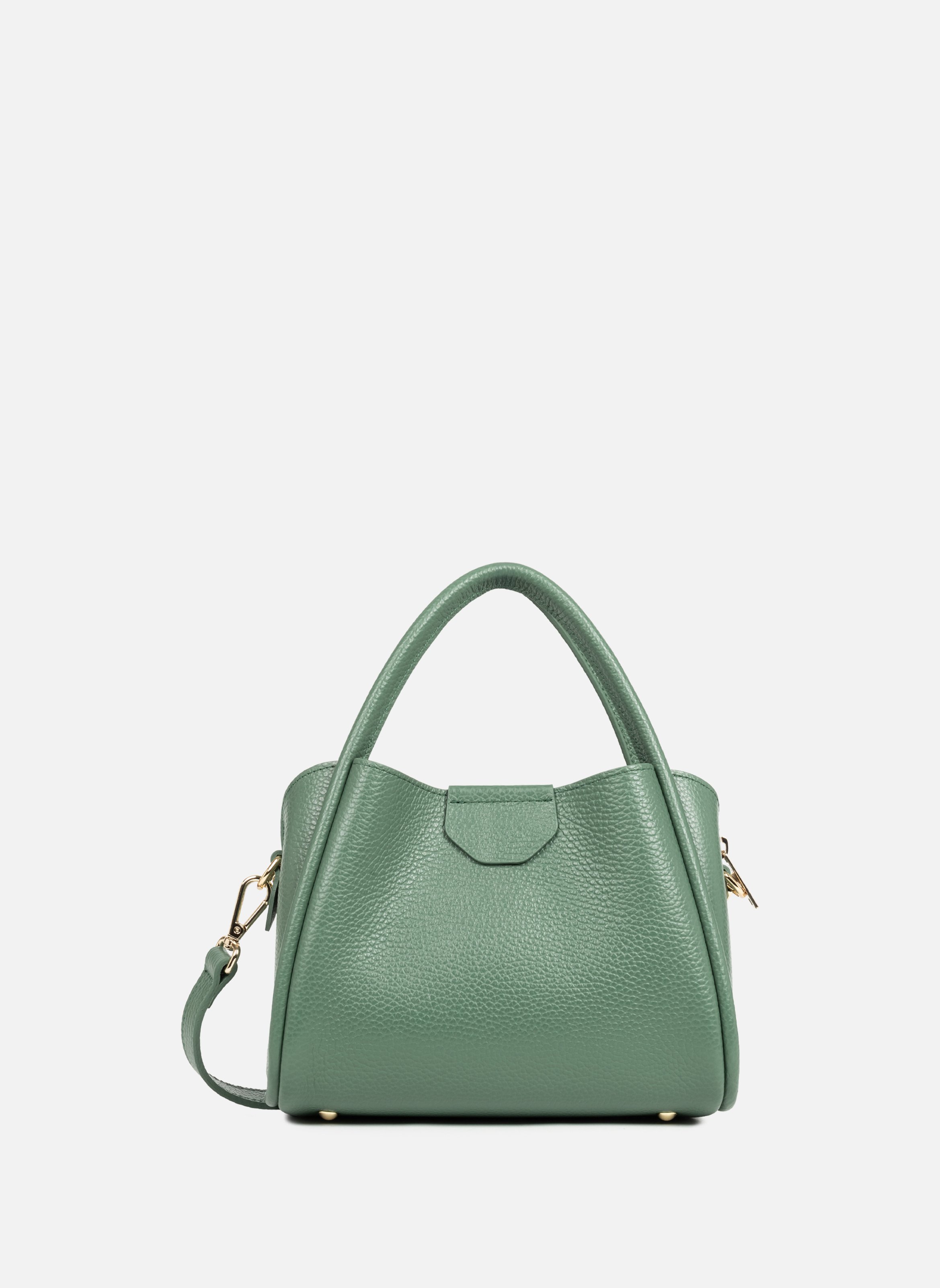 Small handbag - Ida Double LANCASTER Green