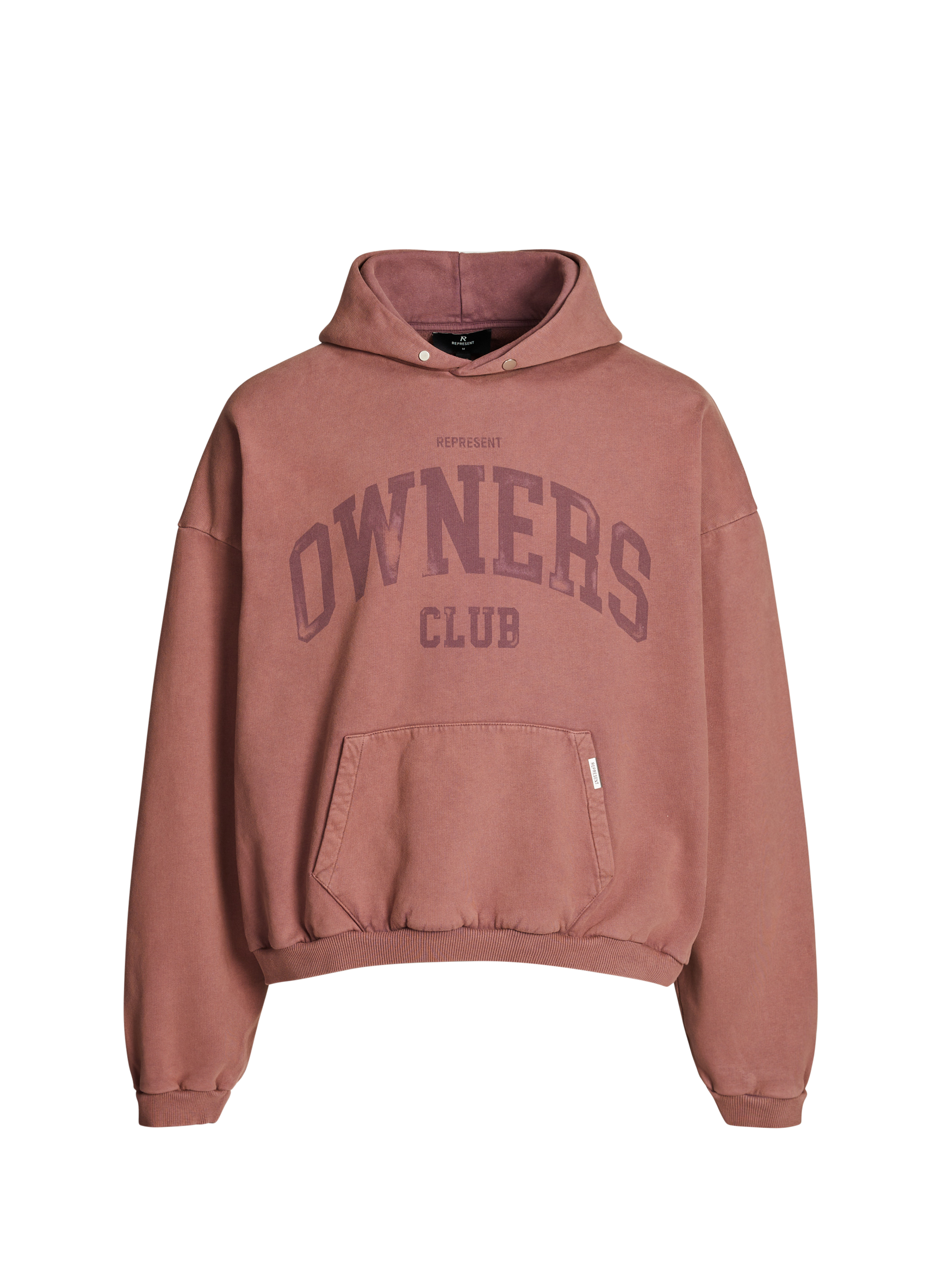 REPRESENT Hoodie en coton Rose