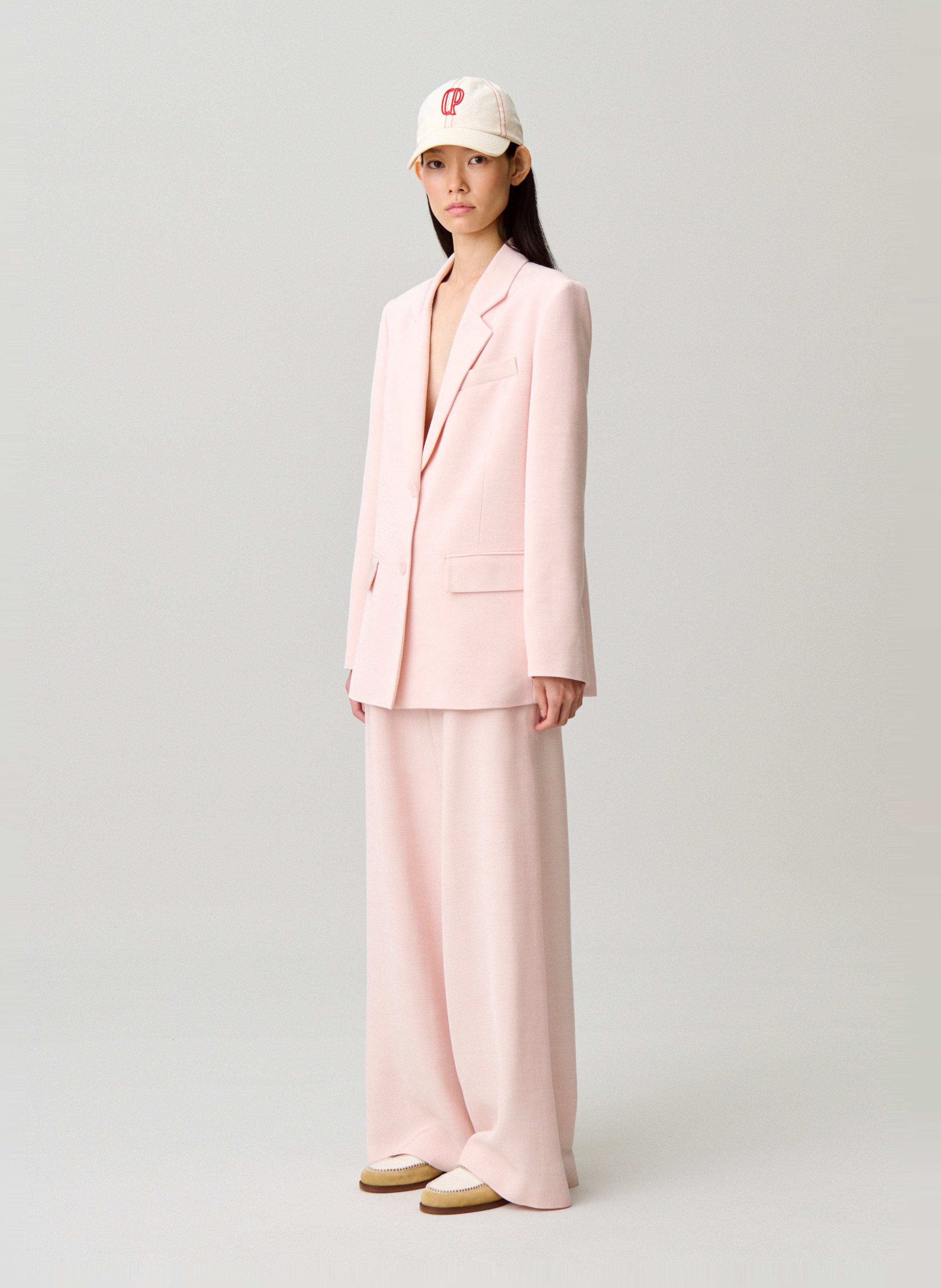 Veste tailleur droite CLAUDIE PIERLOT Rose