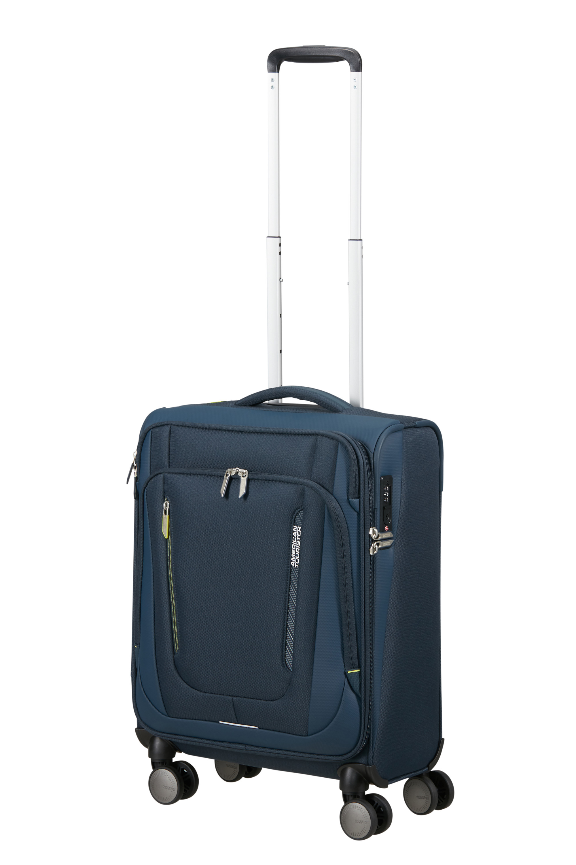 Wanderlite valise 4 roues taille s AMERICAN TOURISTER Bleu