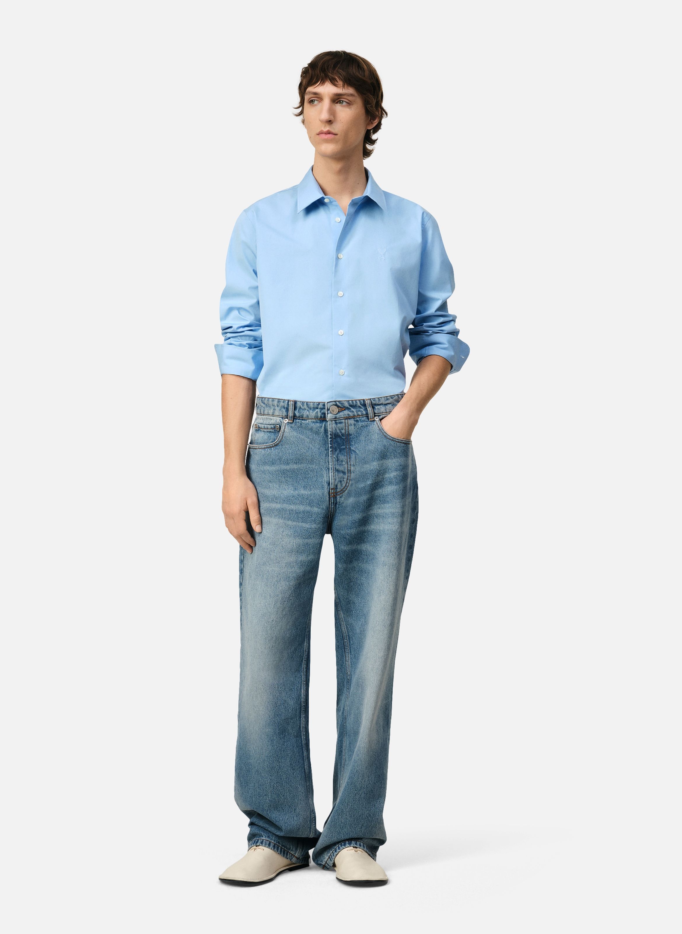 Chemise Classique Ami de Coeur AMI PARIS Bleu