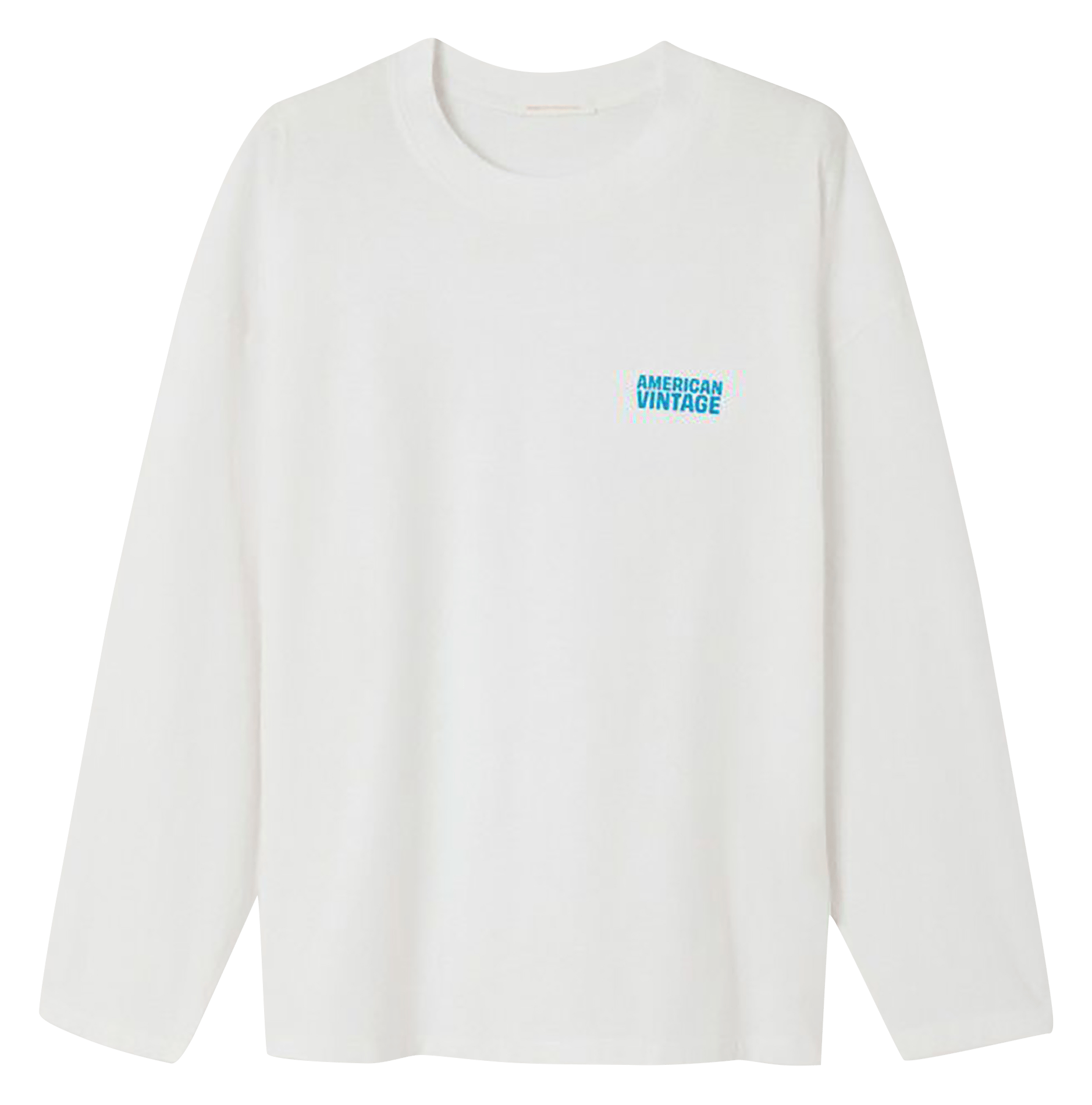 Tee-shirt oversize col rond en coton gixy Blanc