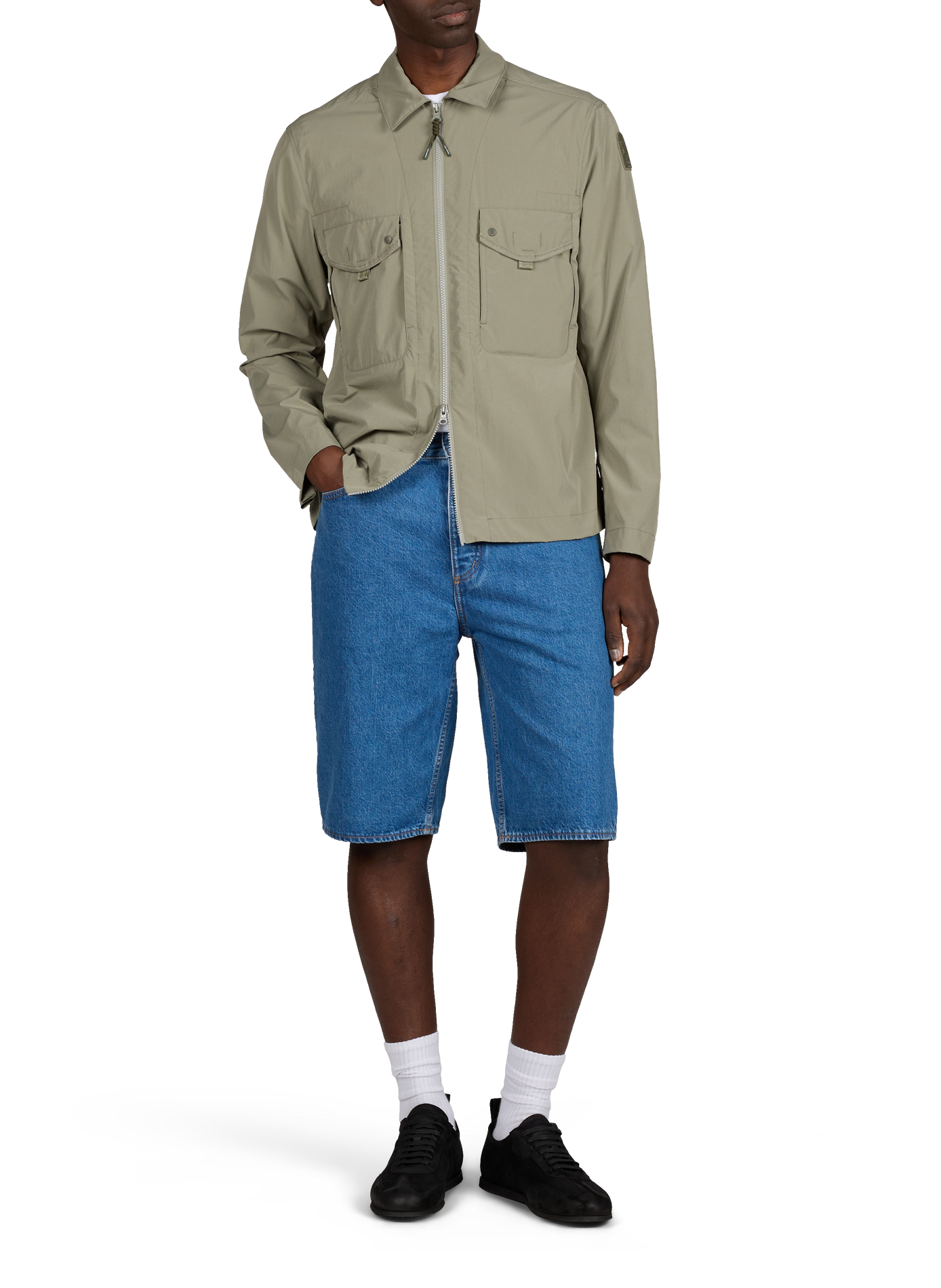 Blouson Elgin à col classique PARAJUMPERS Kaki