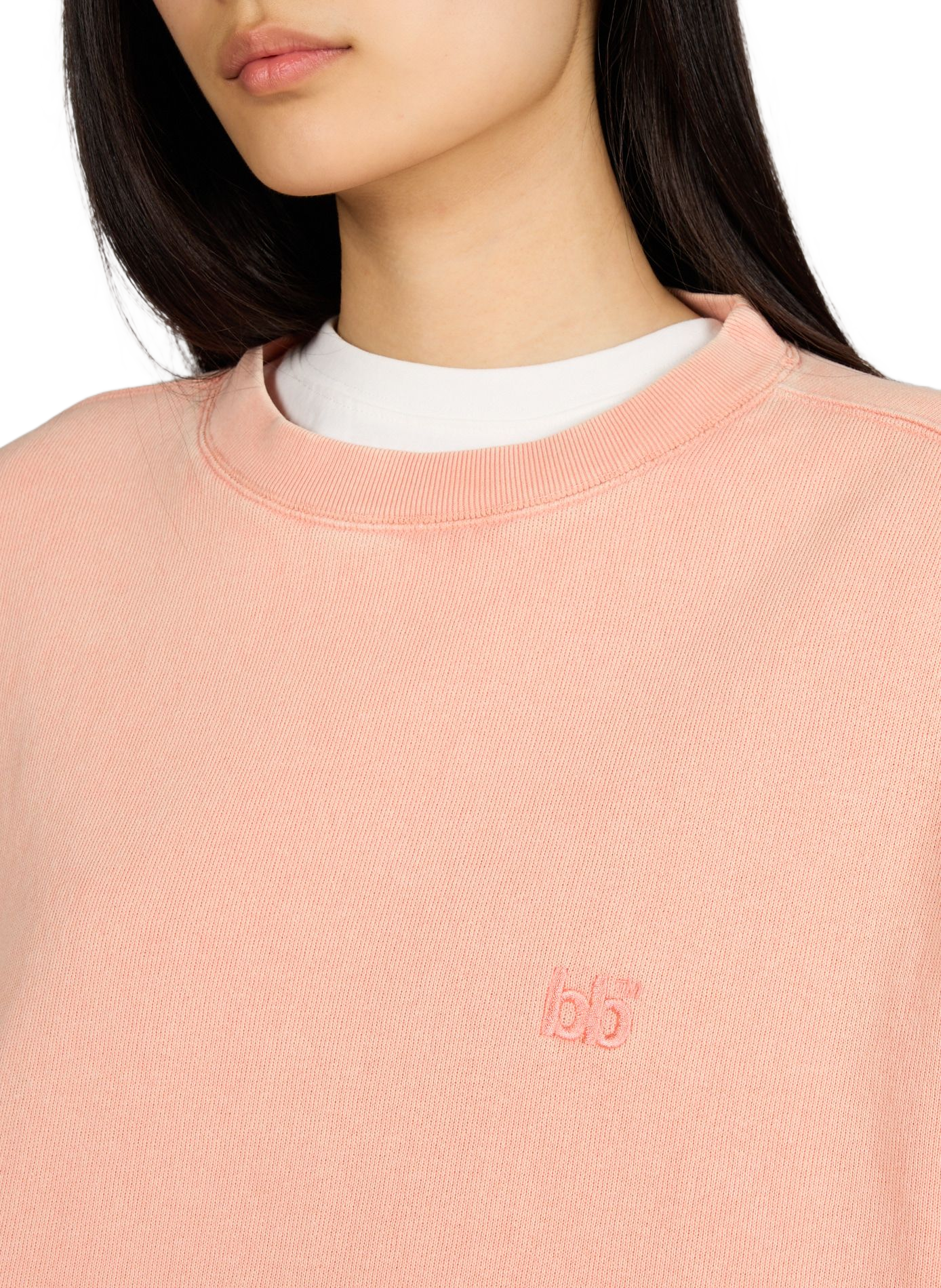 T-shirt ample en coton mélangé BELLEROSE Rose