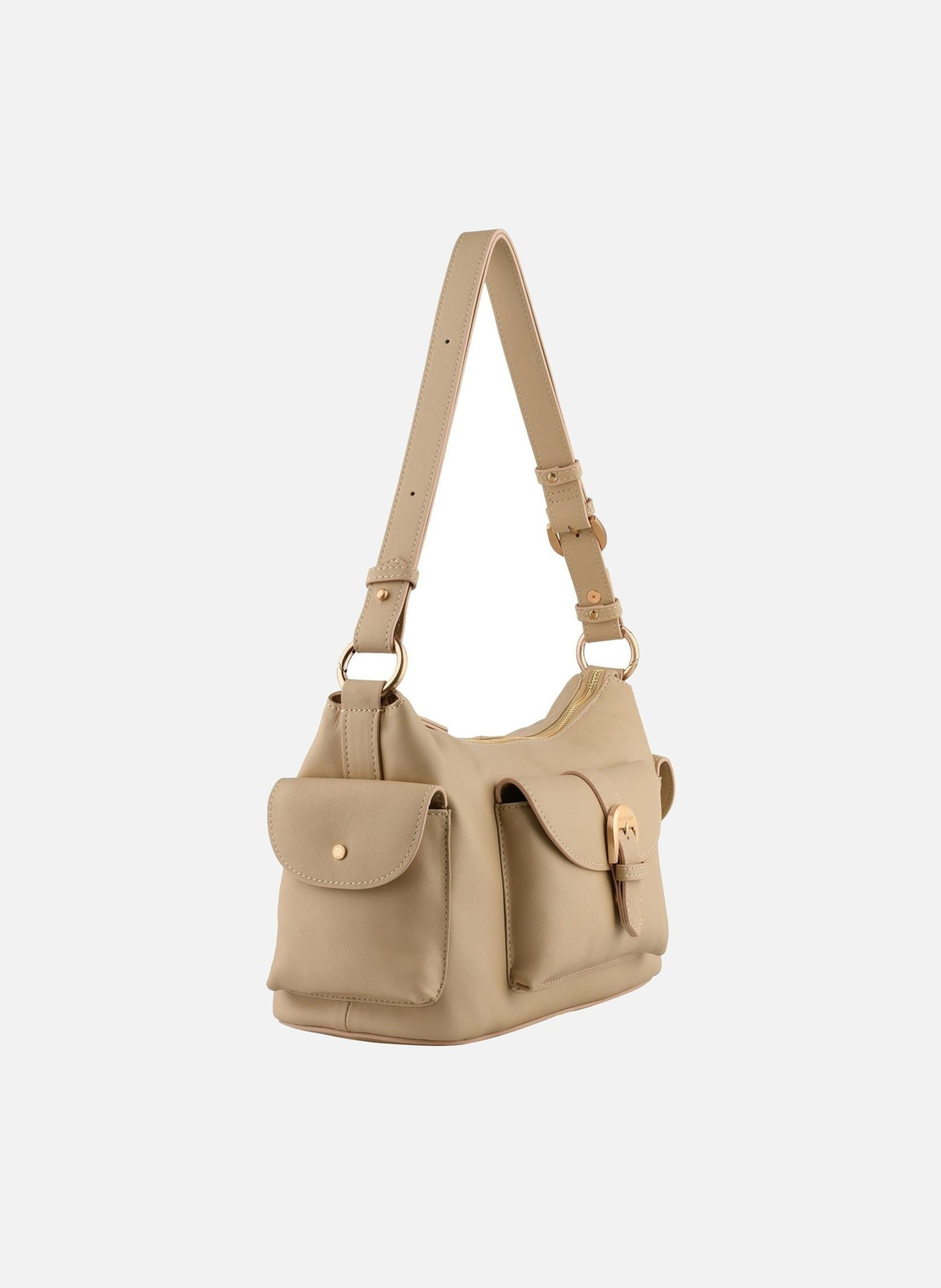 Scoop | sac porté épaule POURCHET Beige