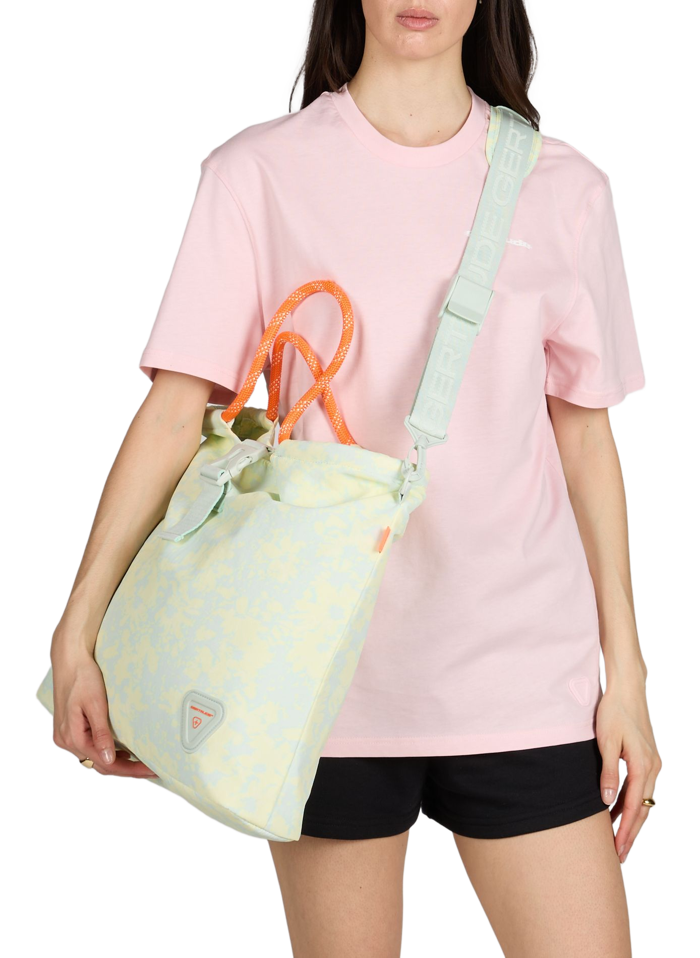 Sac cabas Tevy Flowers GERTRUDE ET GASTON Vert