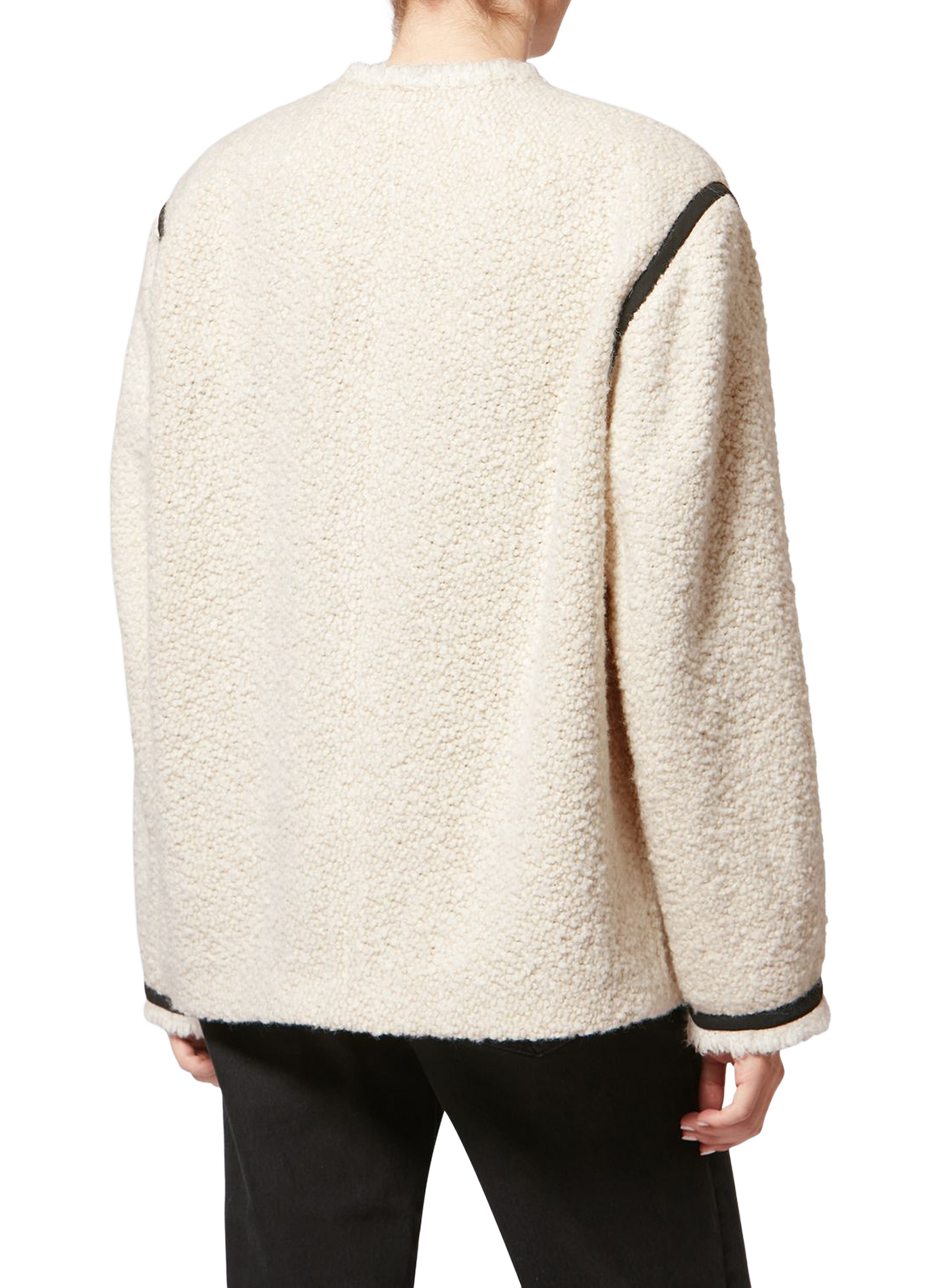 Tweed-Bouclé-Jacke aus Wollmischung von Maylin ISABEL MARANT Weiss