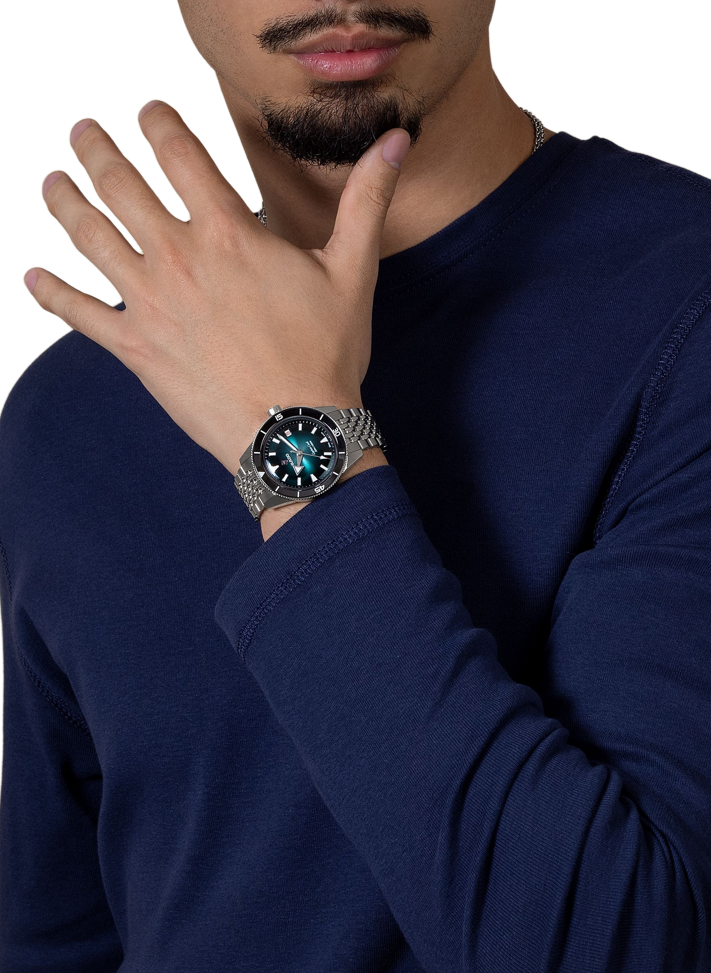 Montre automatique Captcook en acier inoxydable RADO Noir