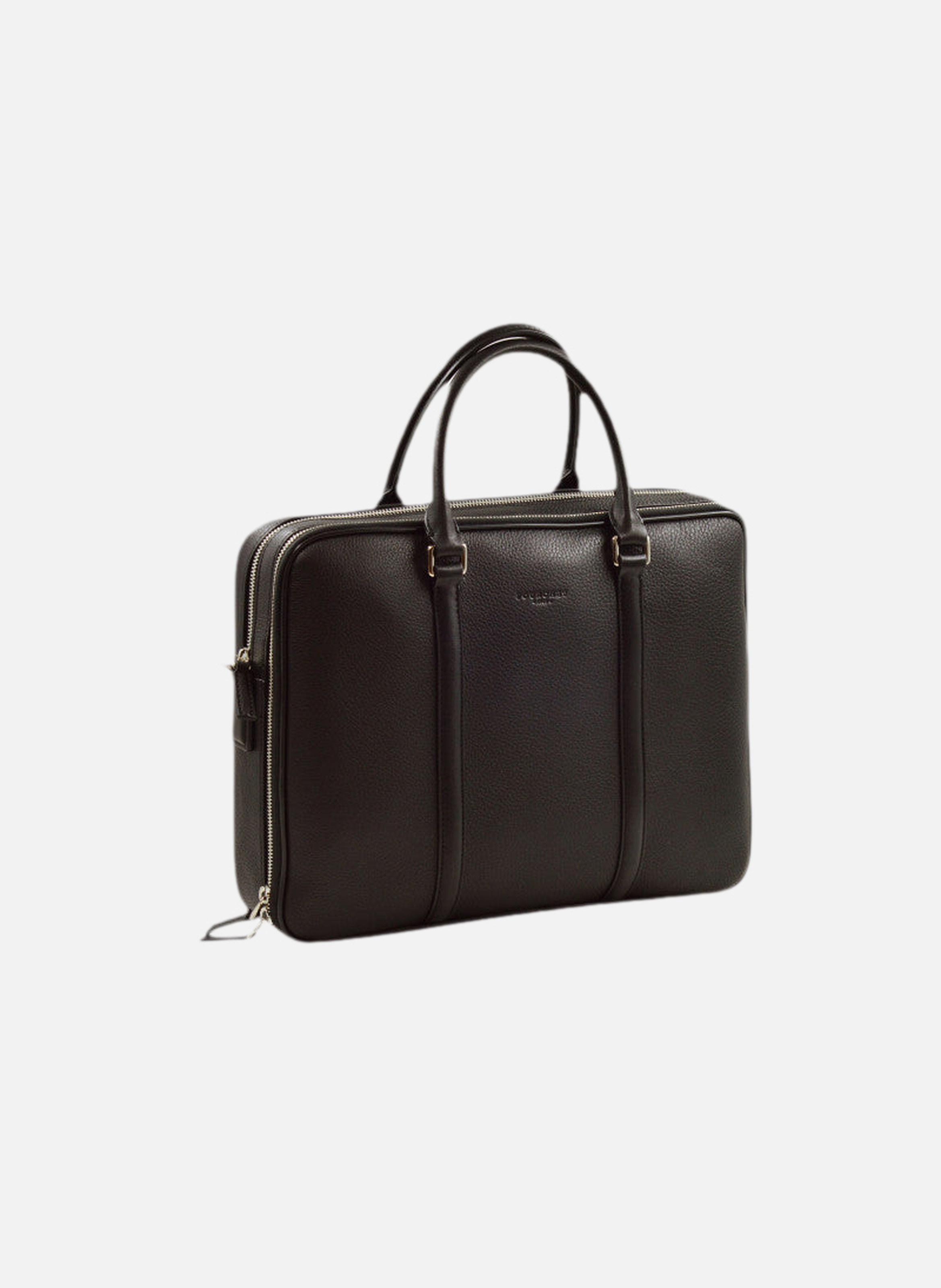 Ethan | porte documents 2 soufflets en cuir POURCHET Marron