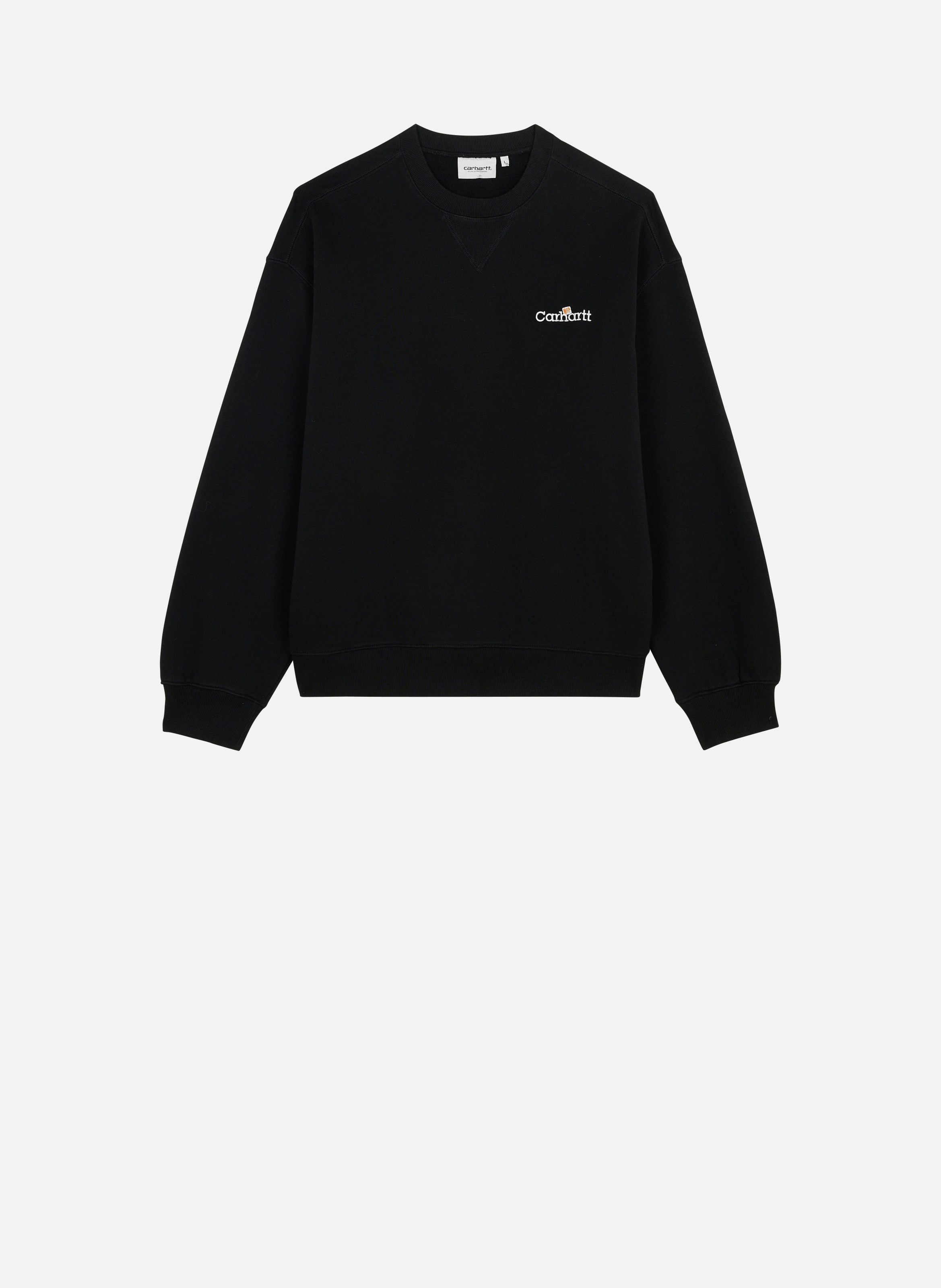 Sweatshirt wip label sweat CARHARTT WIP Noir
