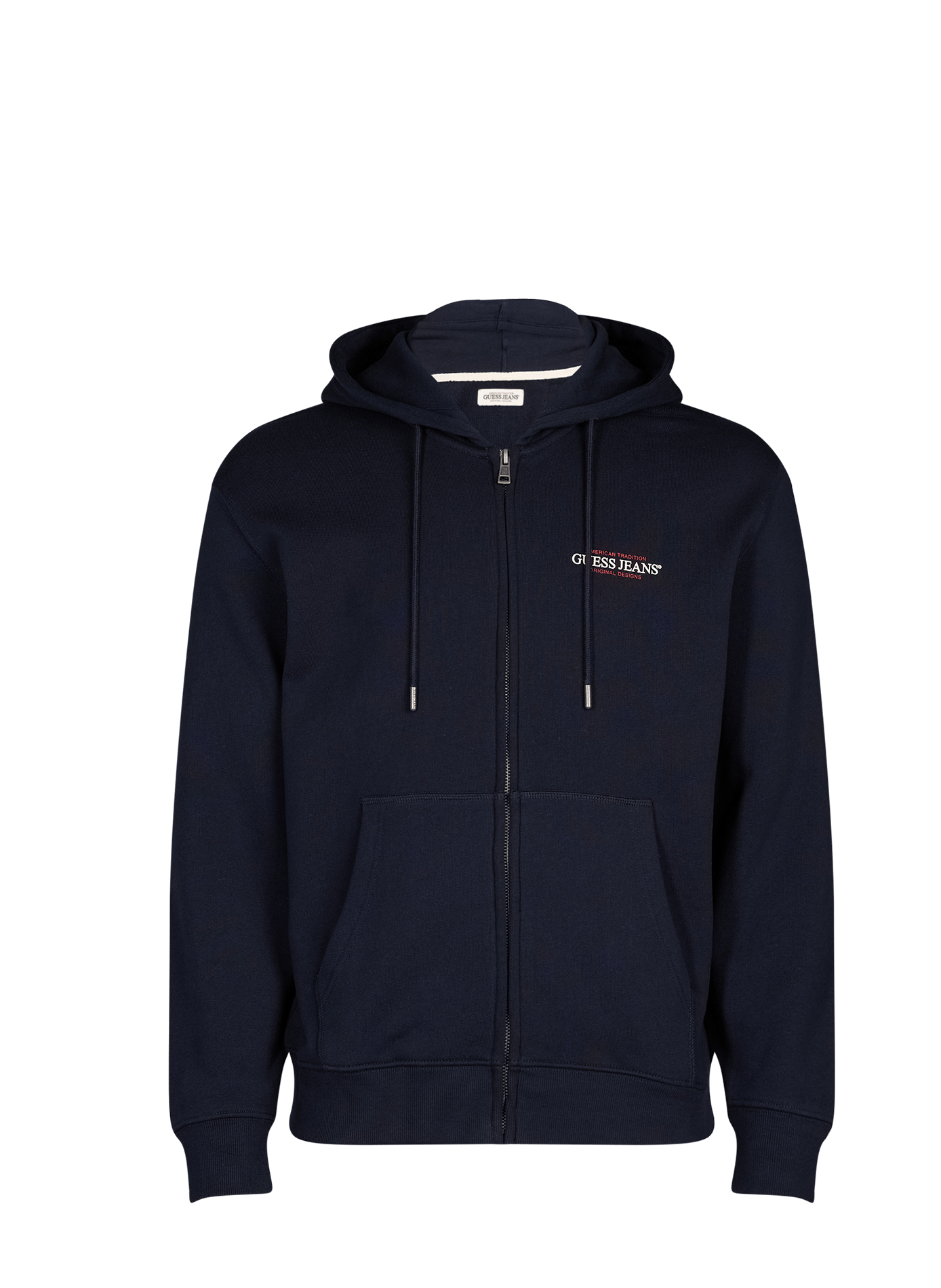 Sweat droit à capuche GUESS Bleu