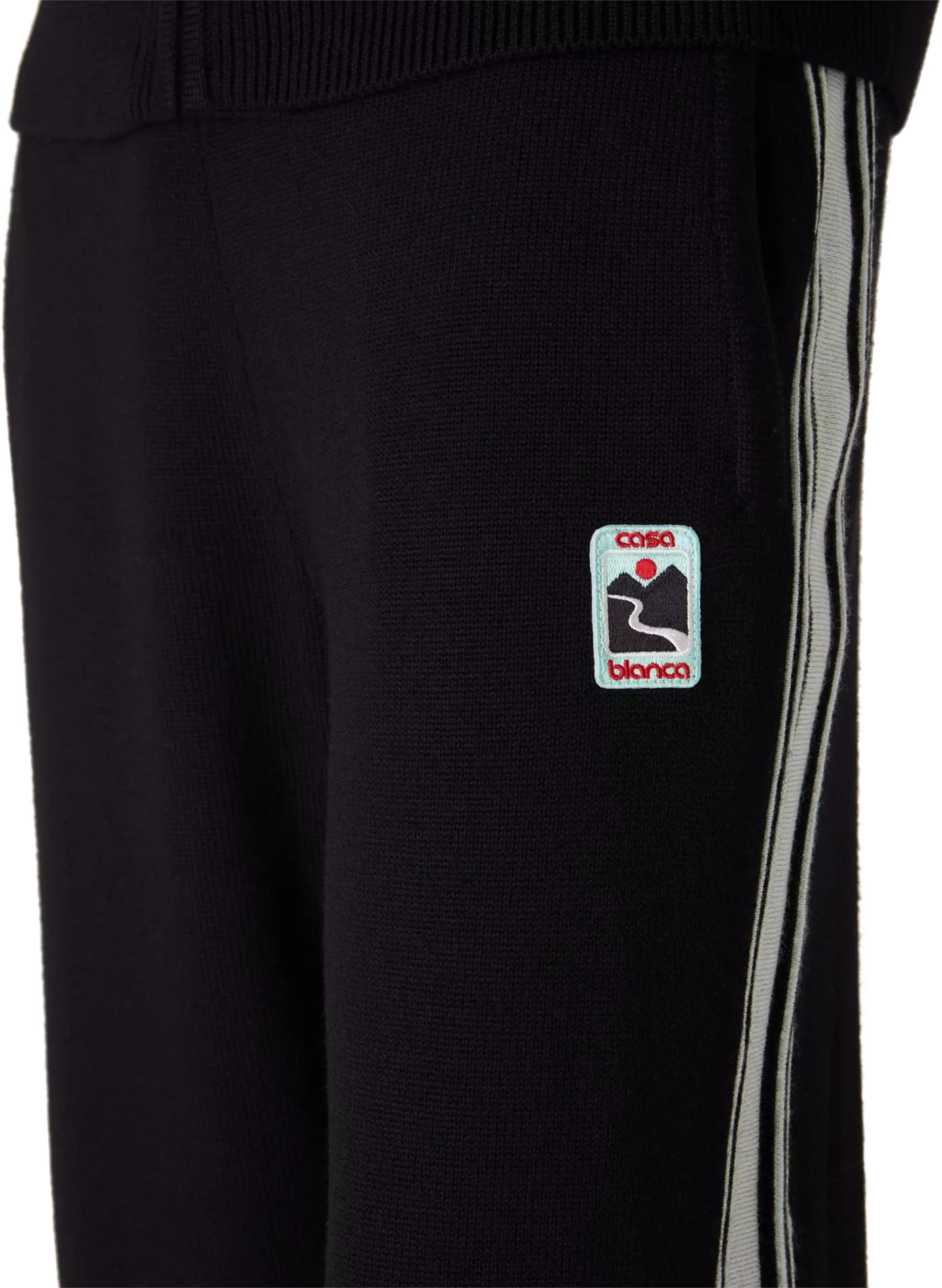 Flowy merino wool trousers CASABLANCA PARIS Black