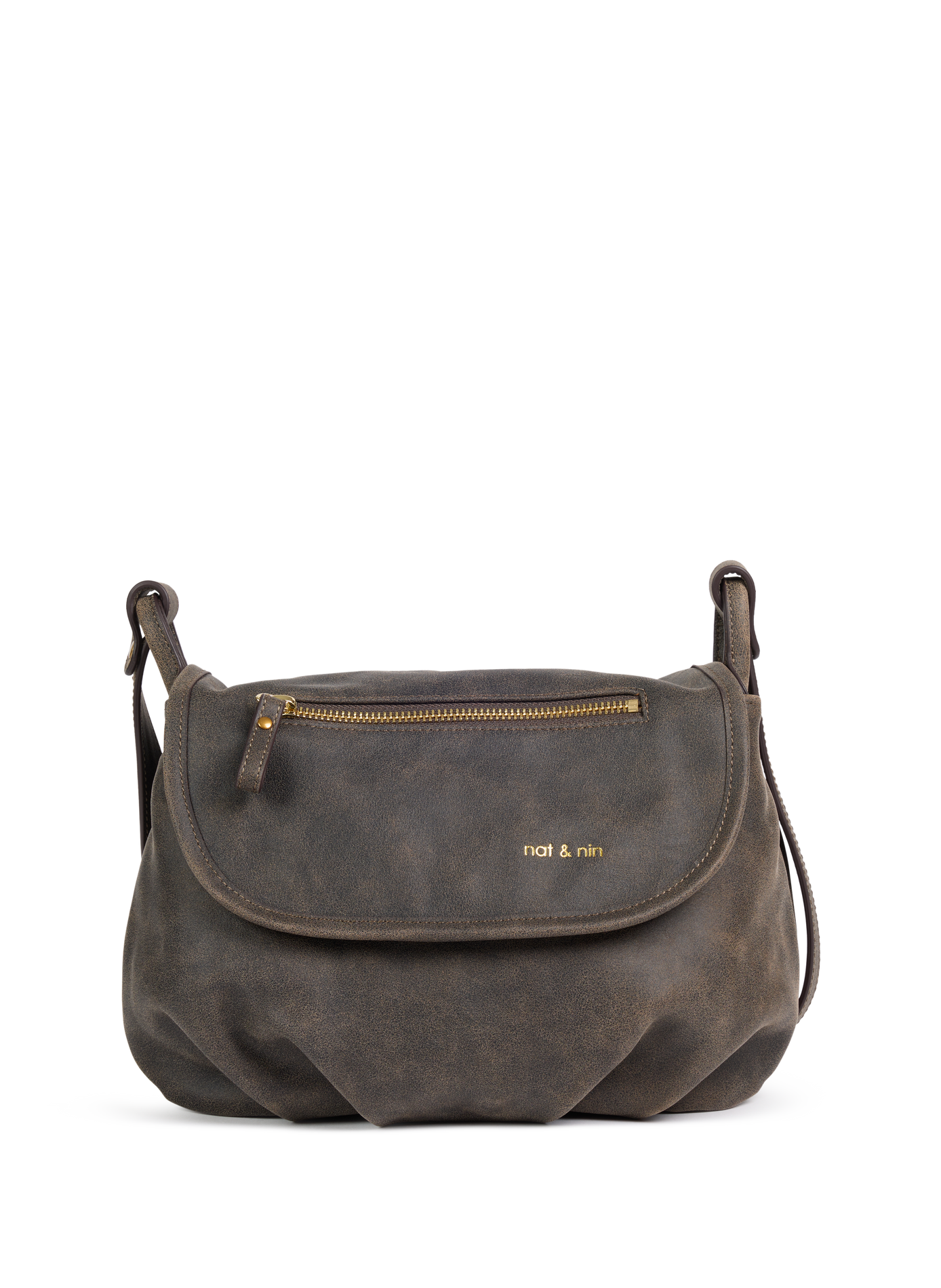Jen leather shoulder bag NAT & NIN Brown