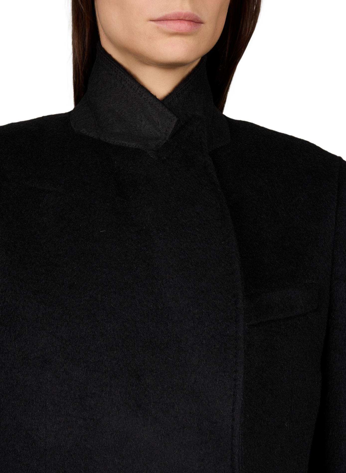 Manteau long texturé à coupe oversize OUR LEGACY Noir