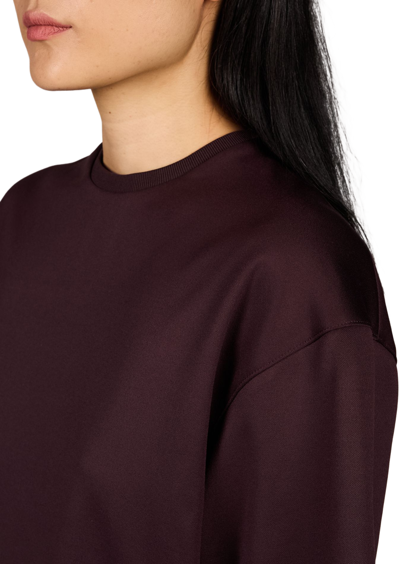 Weites T-Shirt mit kurzen Ärmeln TIBI Braun
