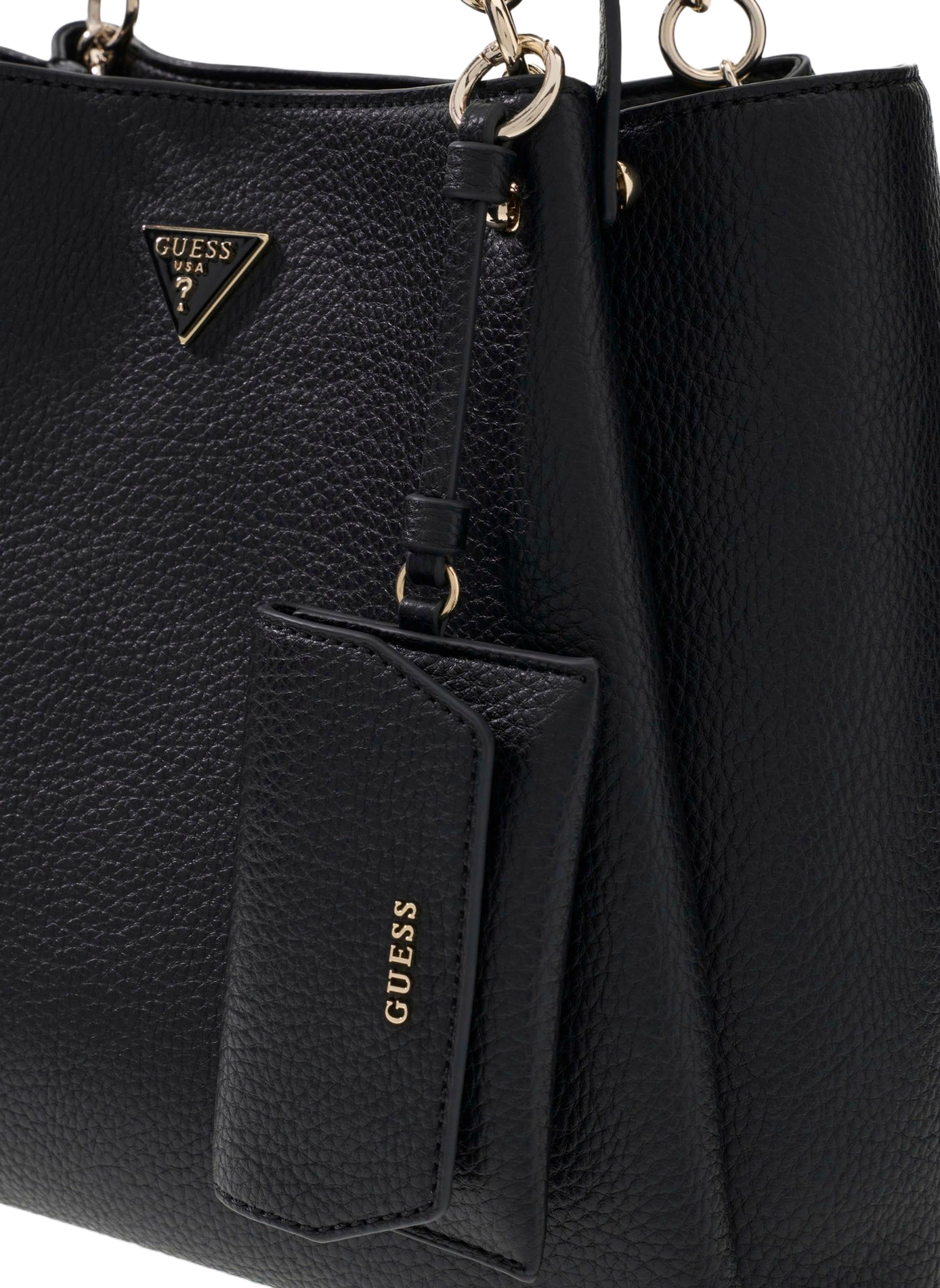 Sac à main effet cuir GUESS Noir