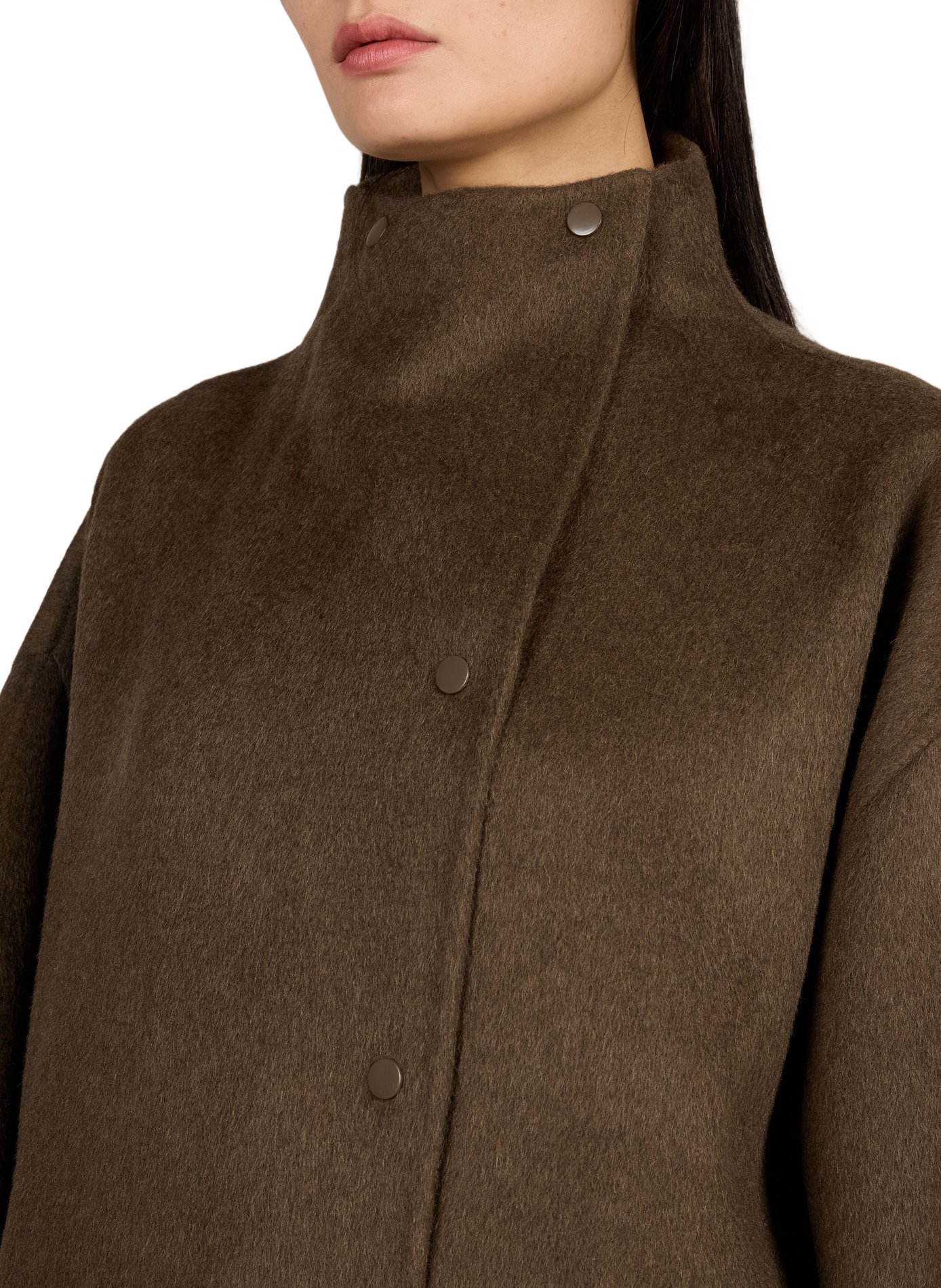 Weiter Wollmantel MARGAUX LONNBERG Braun