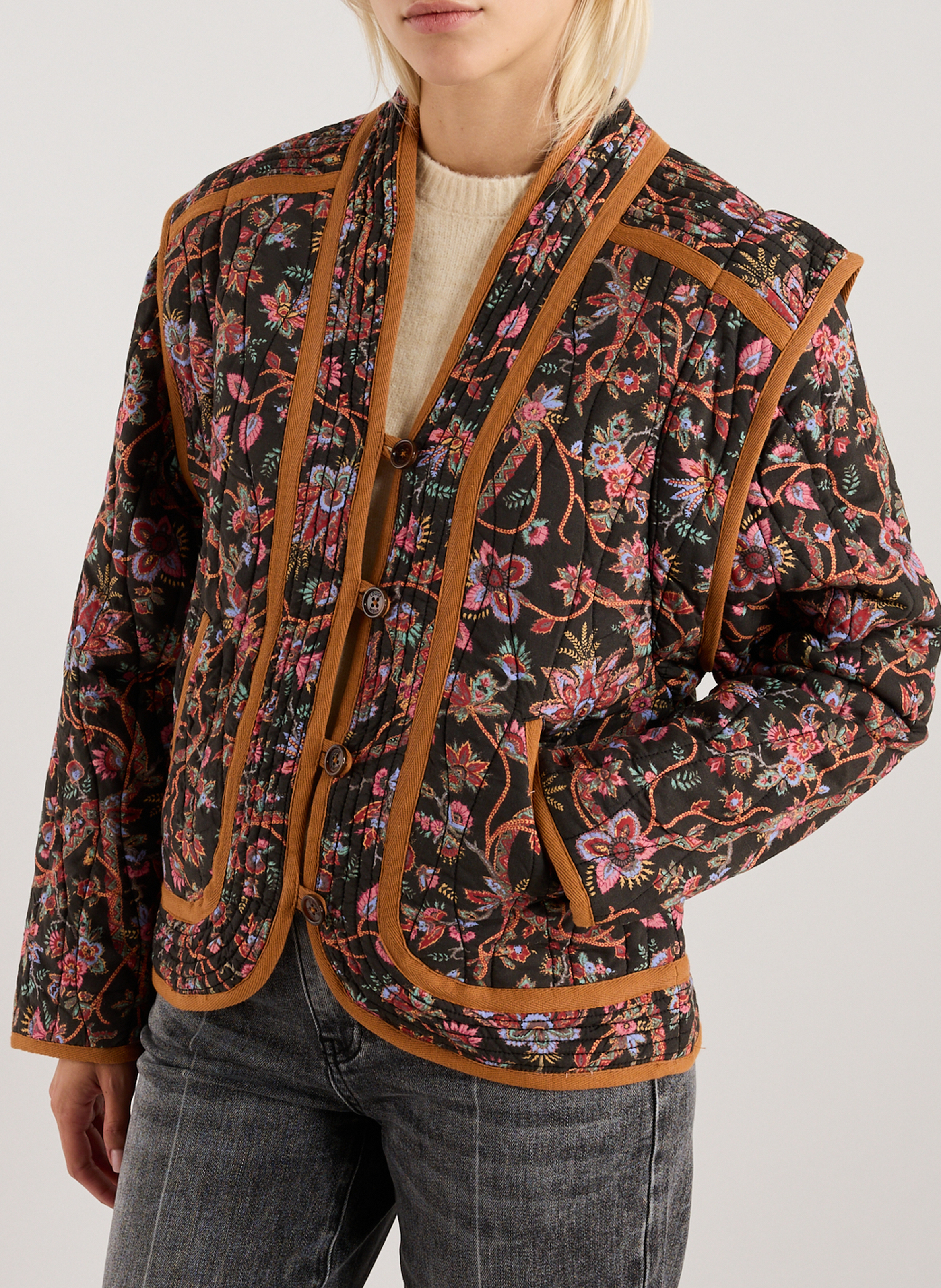 Omkeerbare bloemenprint jas LOUISE MISHA Veelkleurig