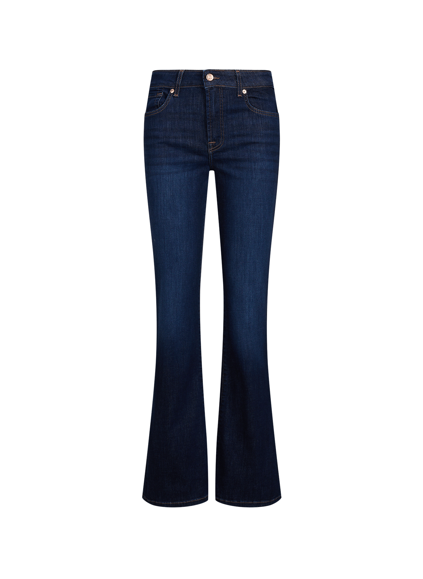 Bootcut-Jeans aus Baumwollmischung 7 FOR ALL MANKIND Blau